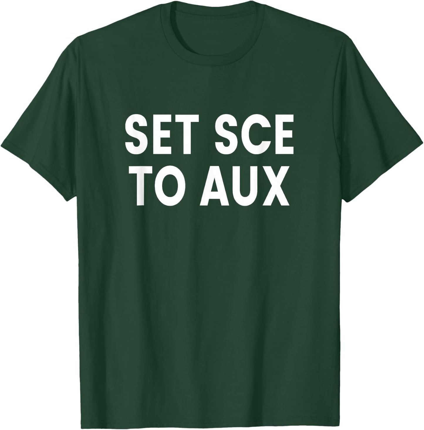 Set SCE To AUX T-Shirt - T-Shirt | Forest
