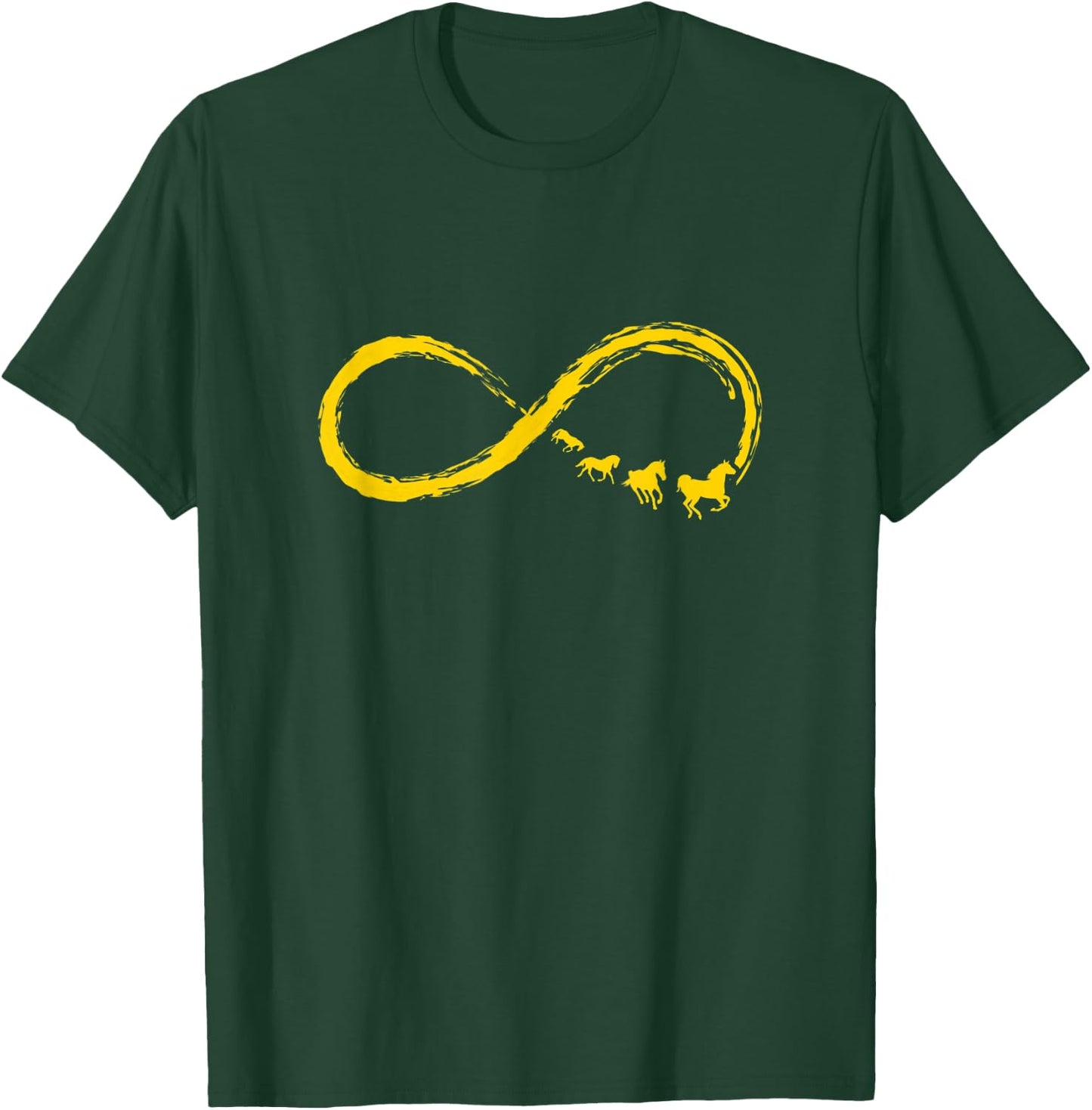 Funny Horse Lover Infinity Are Scarier Than You Think T-Shirt - T-Shirt | Forest