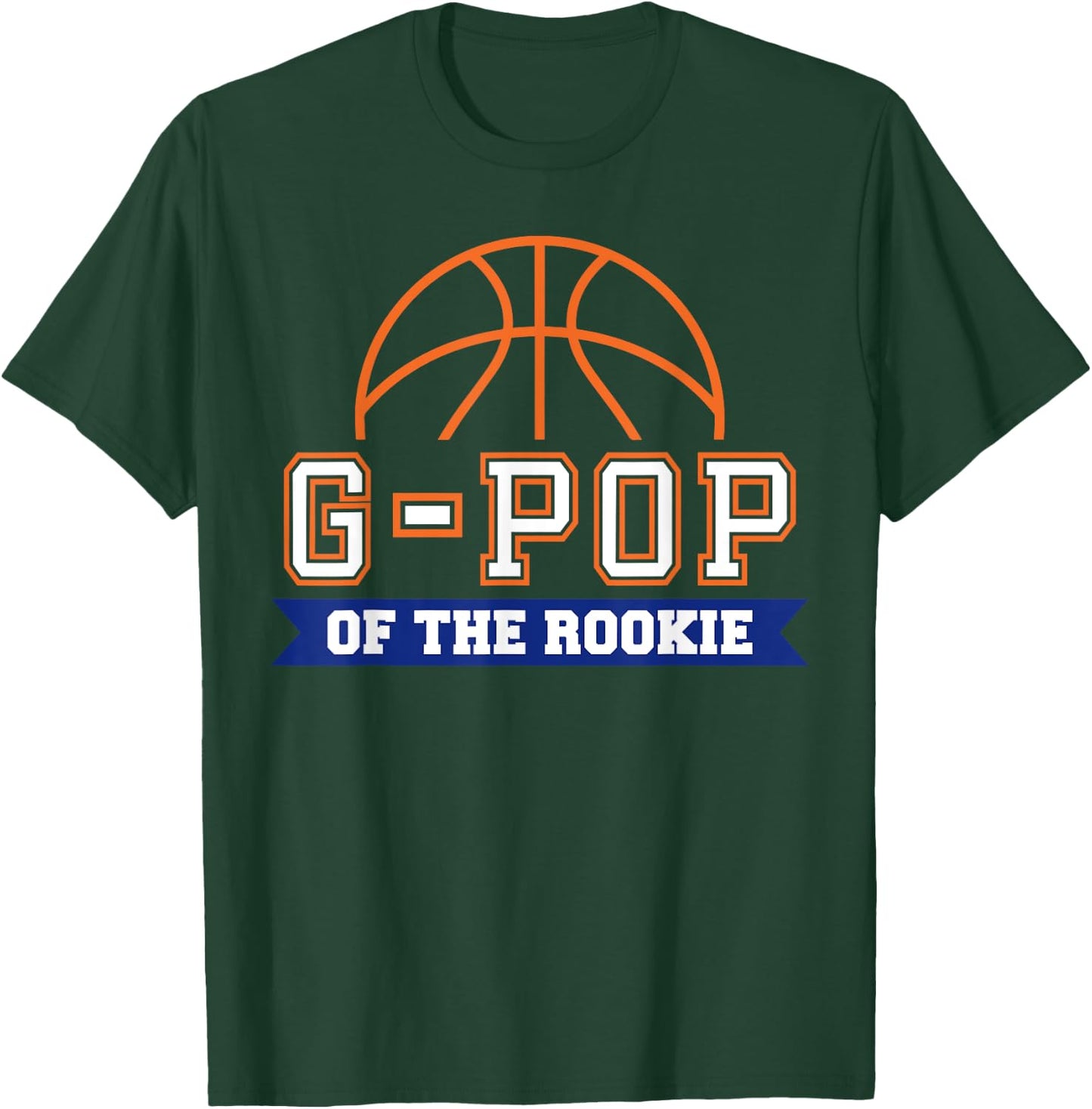 G-Pop of Rookie 1st Birthday Basketball Theme Matching Party T-Shirt - T-Shirt | Forest