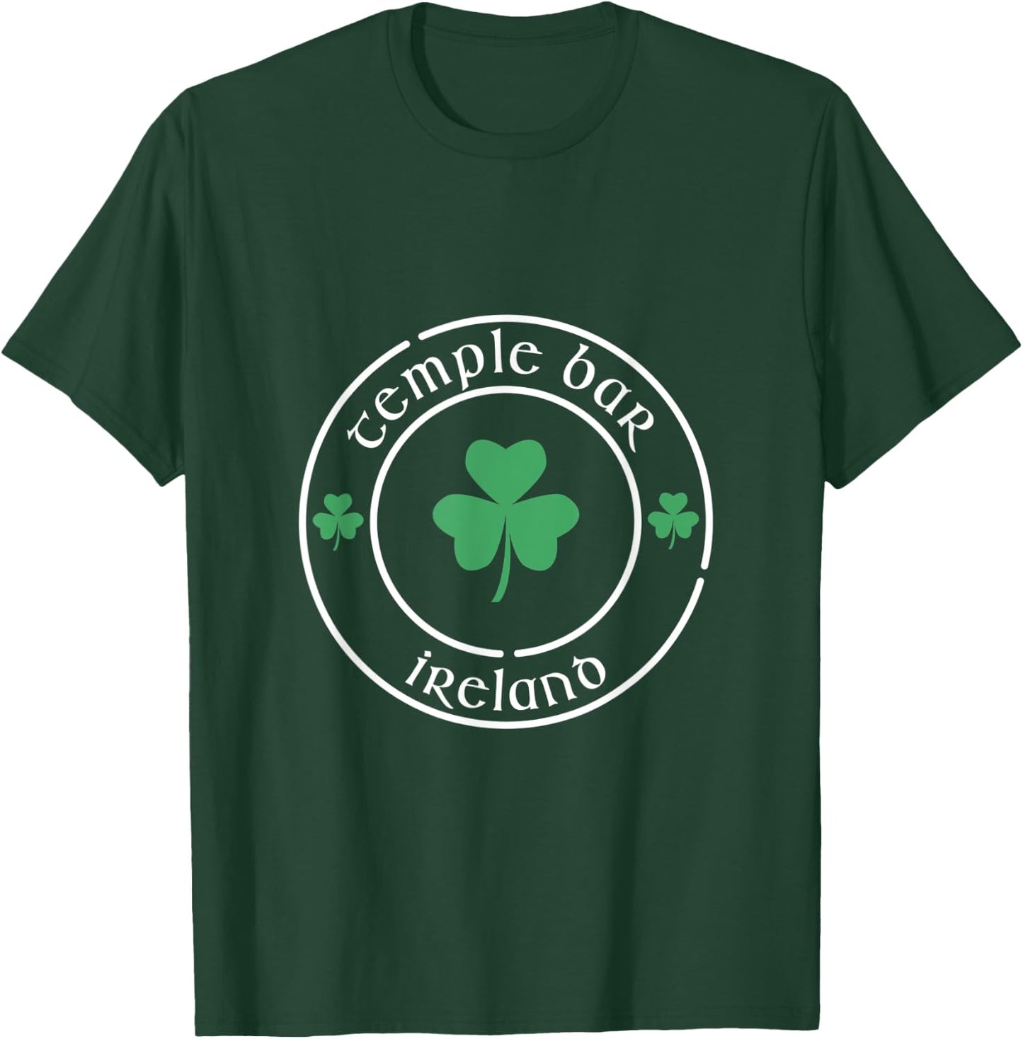 Temple Bar Dublin Ireland Shamrock Souvenir T-Shirt - T-Shirt | Forest