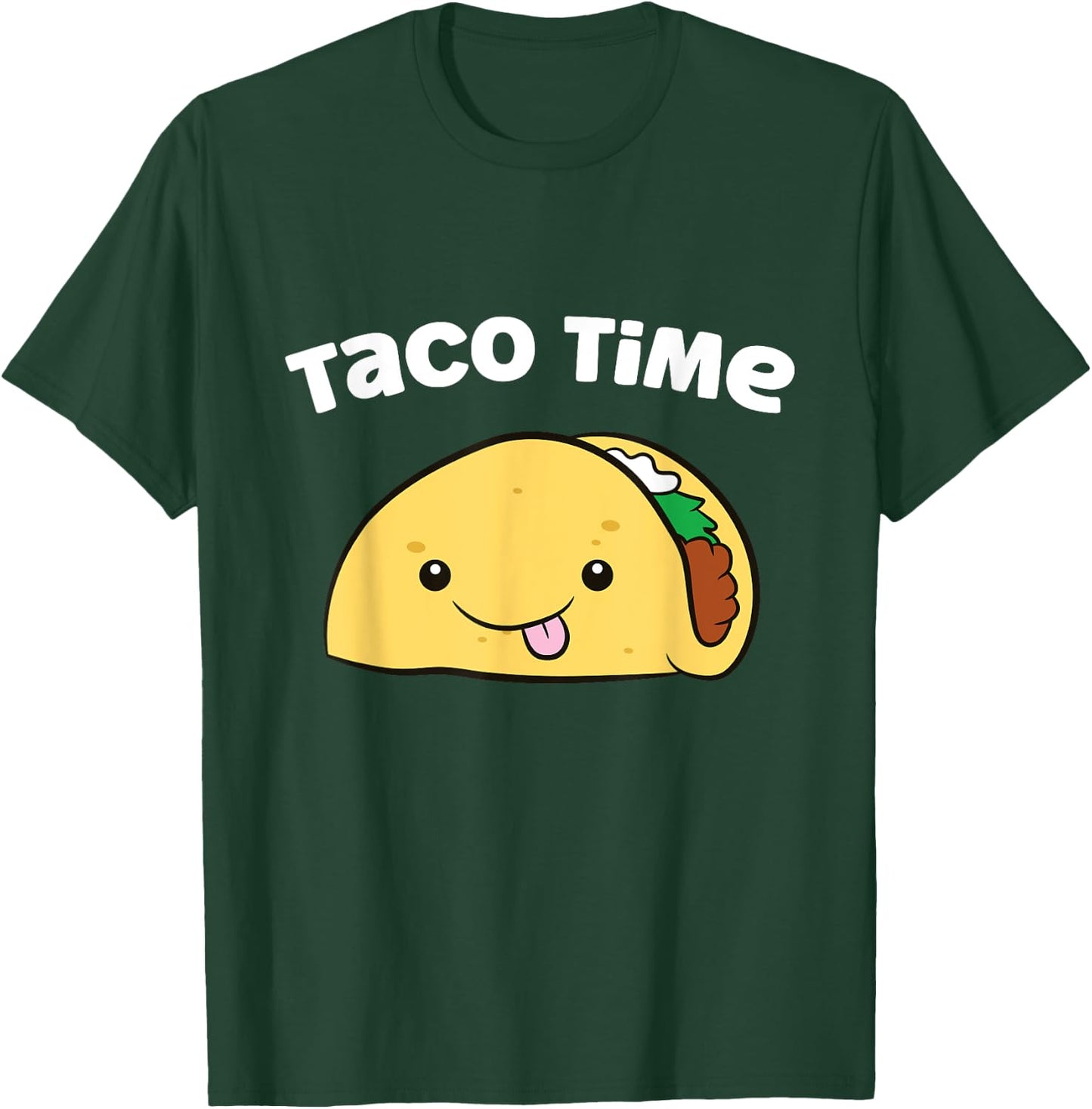Funny Taco Lover Taco Time Taco Tuesday T-Shirt - T-Shirt | Forest