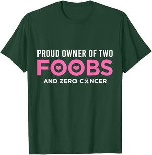 Funny Mastectomy Recovery Desgin - Post Mastectomy T-Shirt - T-Shirt | Forest