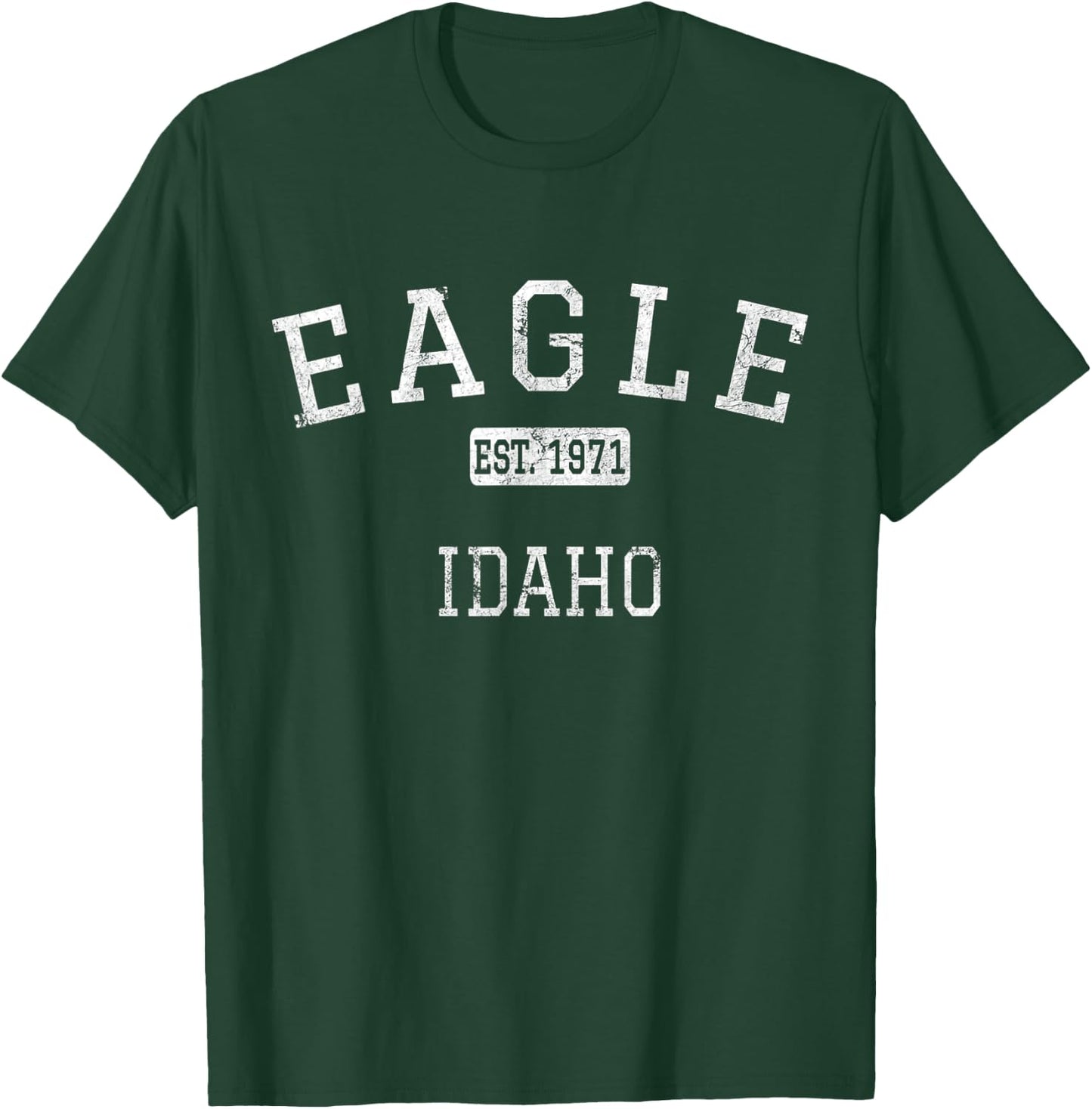 Eagle Idaho ID Vintage T-Shirt - T-Shirt | Forest