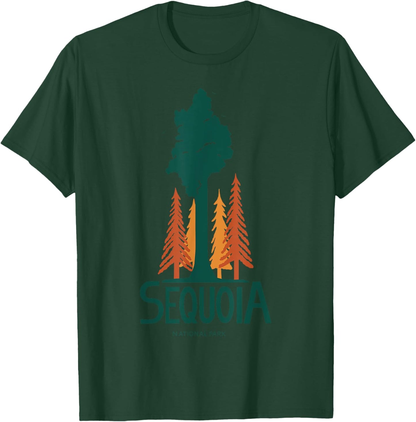 California Sequoia National Park 1890 T-Shirt - T-Shirt | Forest