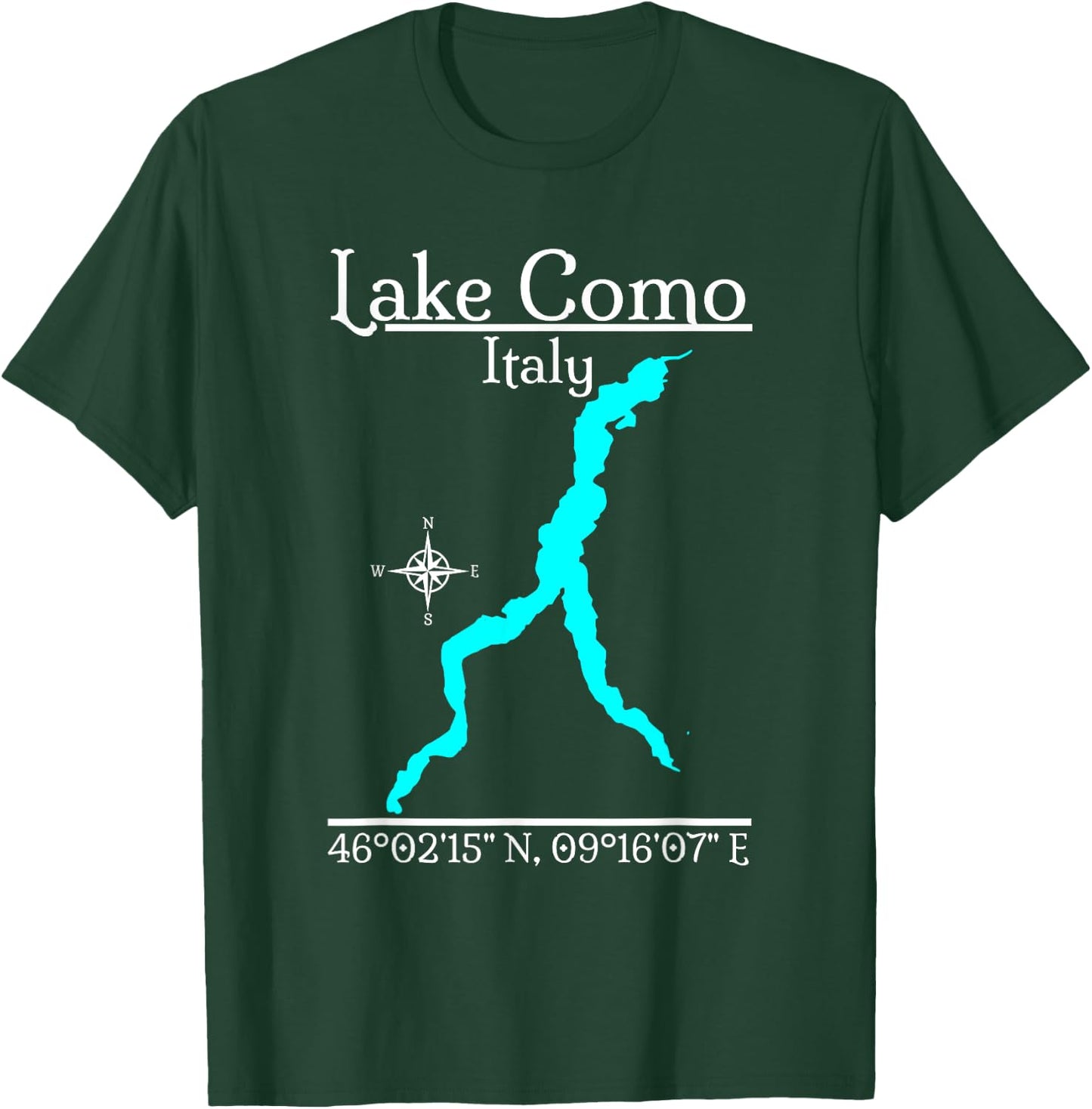 Lake Como, Italy T-Shirt - T-Shirt | Forest