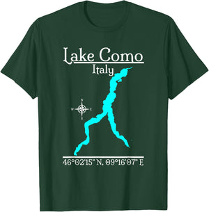 Lake Como, Italy T-Shirt - T-Shirt | Forest
