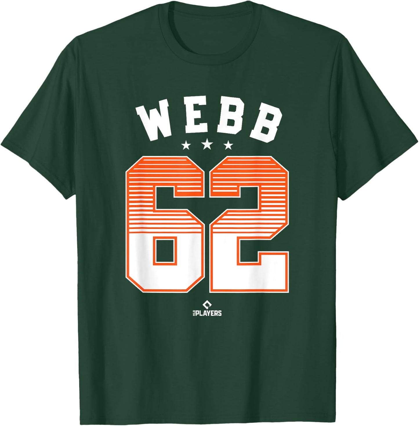 Logan Webb 62 San Francisco MLBPA T-Shirt - T-Shirt | Forest