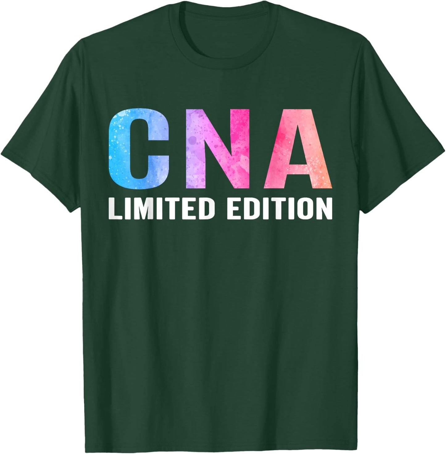 CNA Certified Nursing Assistant Gifts CNA Humor Black -Adults Small Regular Fit Short Sleeve T-Shirt - T-Shirt | Forest