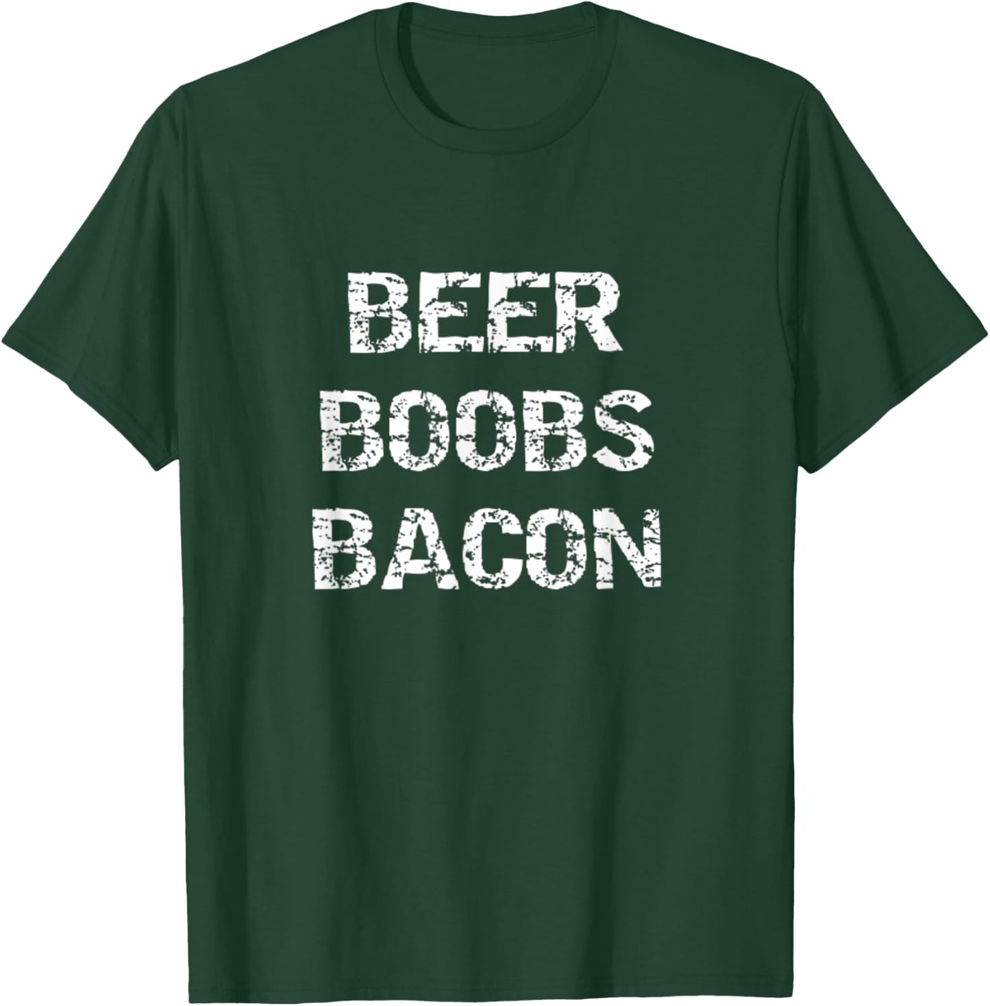 Beer Boobs Bacon Funny Party T-Shirt - T-Shirt | Forest