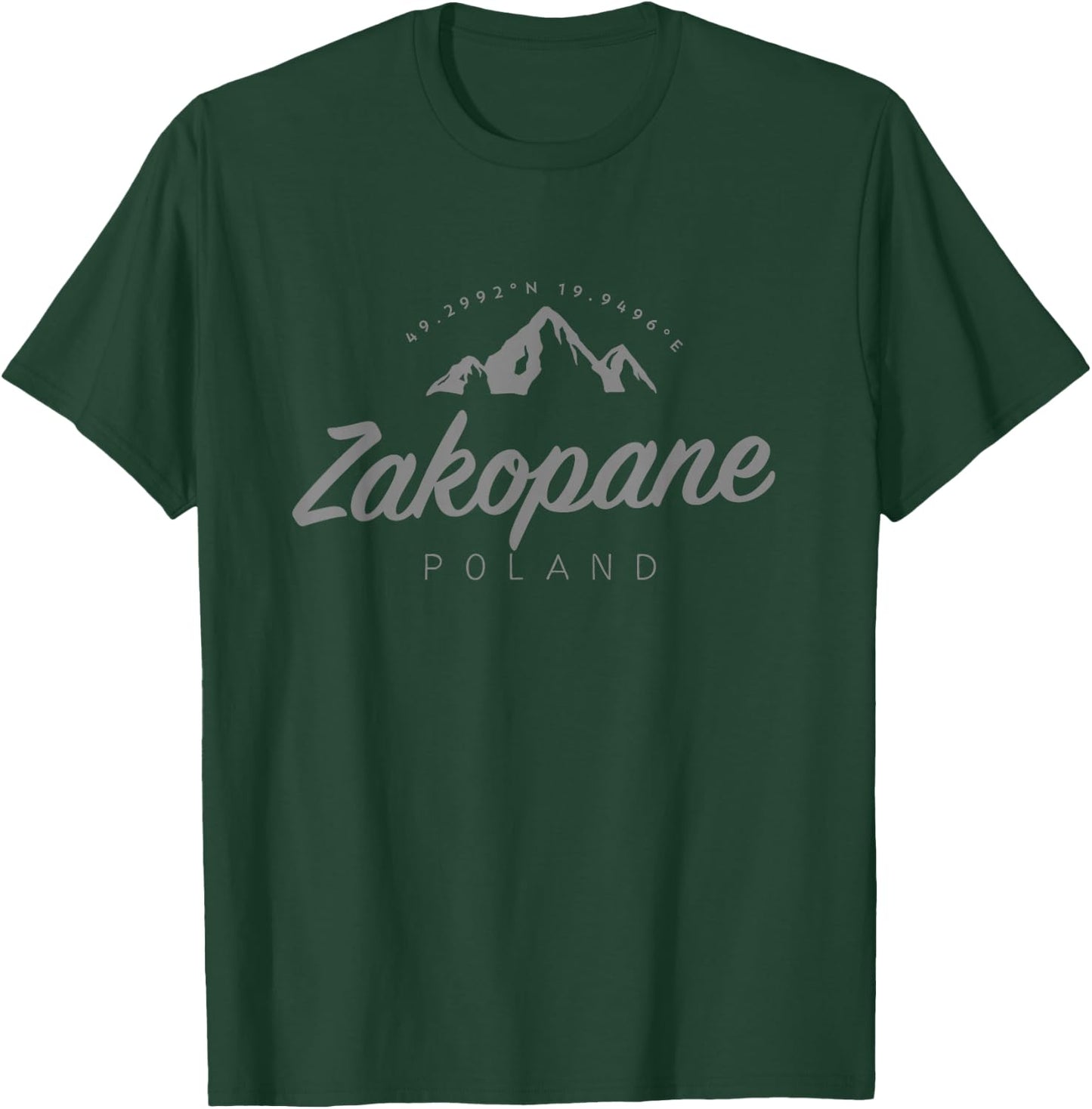 Zakopane Mountain Vacation Skiing Poland T-Shirt - T-Shirt | Forest
