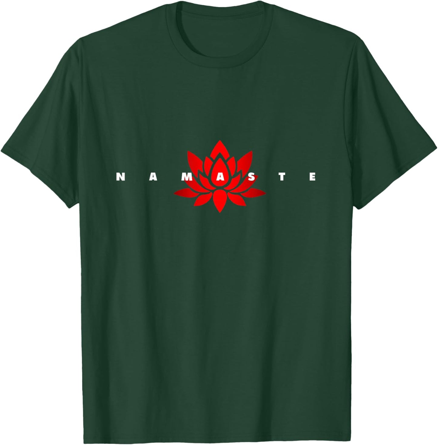Namaste Yoga T-Shirt - T-Shirt | Forest