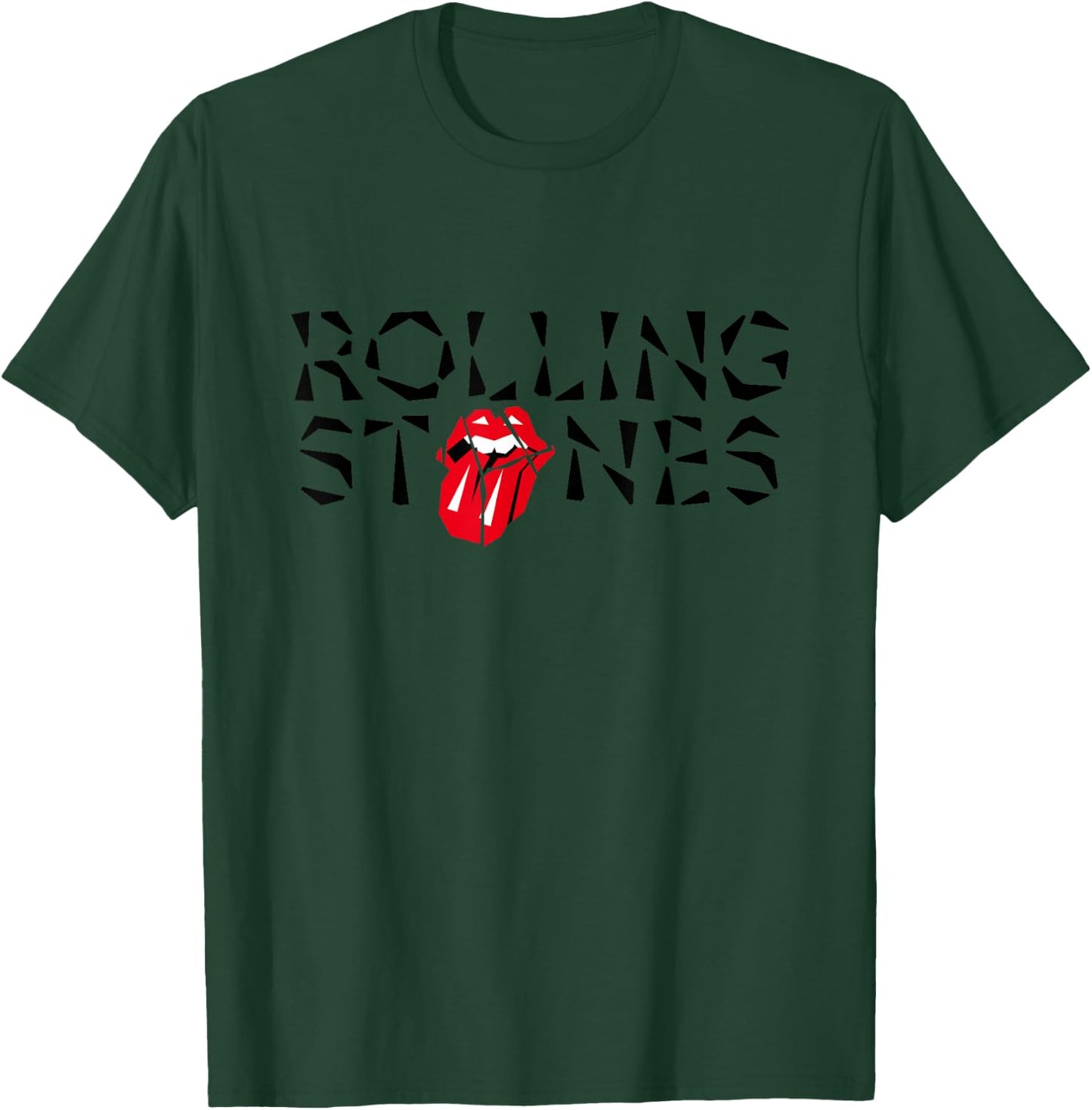 Official The Rolling Stones HD Tongue Logo T-Shirt - T-Shirt | Forest