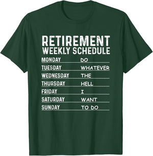 Cute Sarcastic Humor Quote Lover Retiring Designs Funny Retirement Gift Women Cool Retired Retiree T-Shirt - T-Shirt | Forest