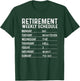 Cute Sarcastic Humor Quote Lover Retiring Designs Funny Retirement Gift Women Cool Retired Retiree T-Shirt - T-Shirt | Forest