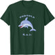 Kids Children's Tortola, BVI Dolphin Vacation T-Shirt - T-Shirt | Forest
