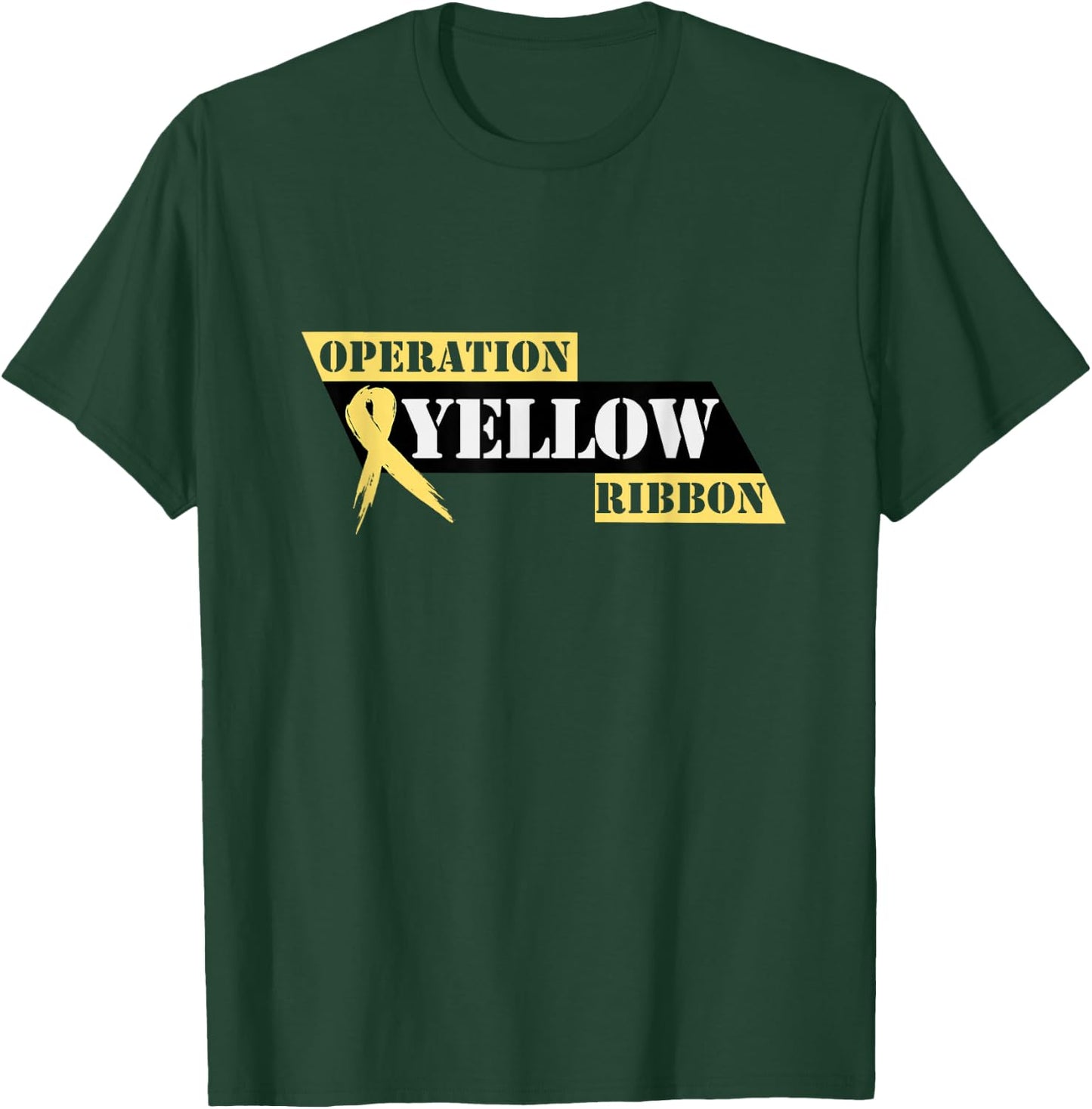 Operation Yellow Ribbon Official Logo New Jersey T-Shirt - T-Shirt | Forest