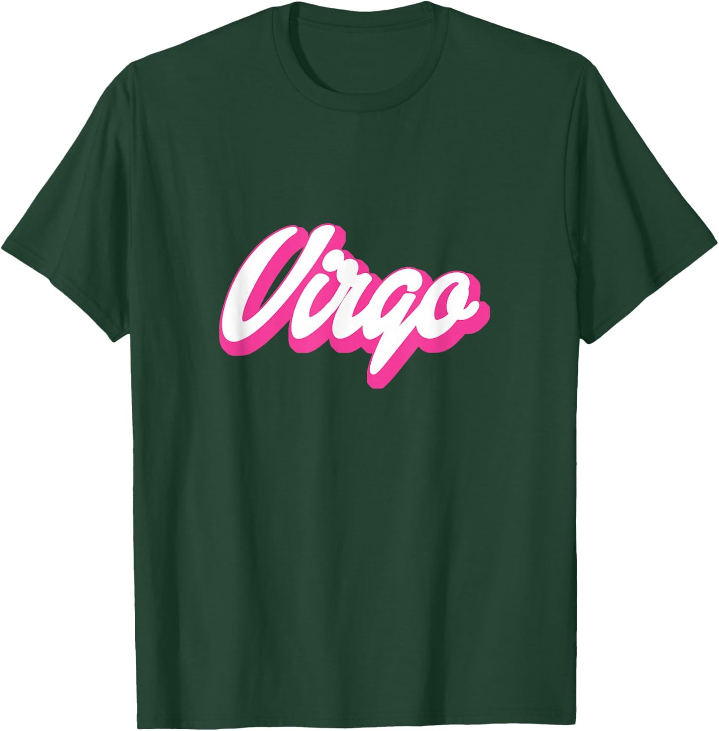 Virgo Zodiac Hot Pink Birthday Sign T-Shirt - T-Shirt | Forest