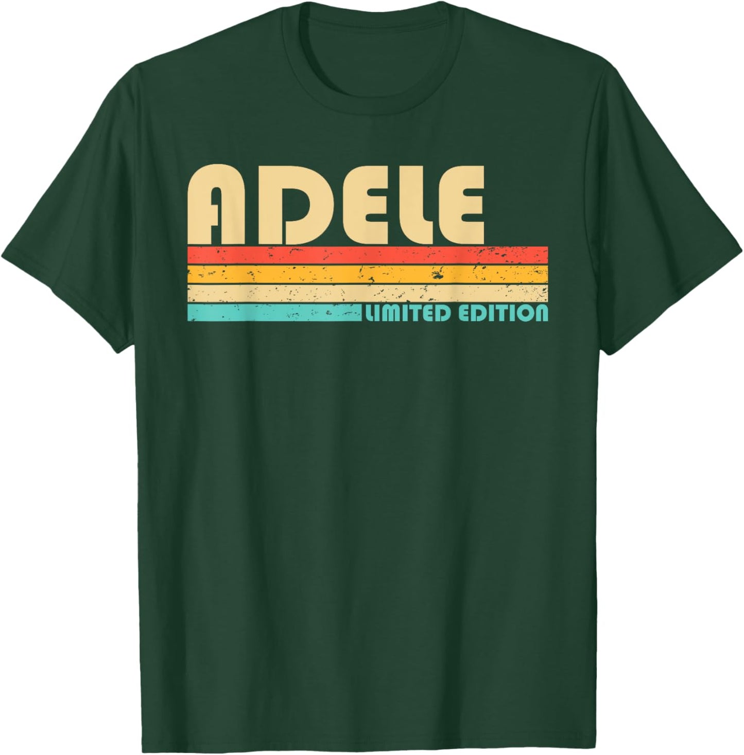 ADELE Name Personalized Retro Vintage 80s 90s Birthday T-Shirt - T-Shirt | Forest