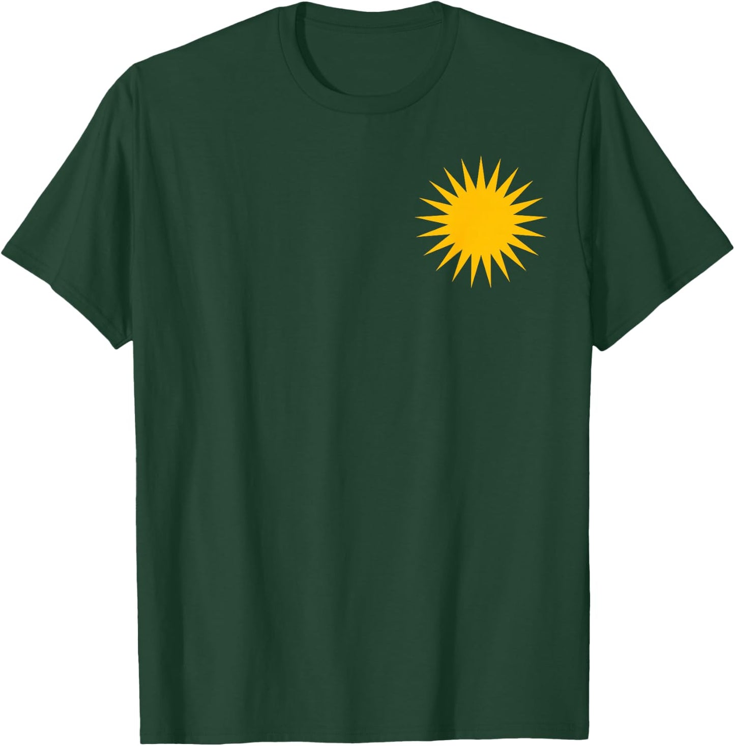 Kurdish Sun Flag Kurd Kurdi Her Biji Kurdistan Heart T-Shirt - T-Shirt | Forest