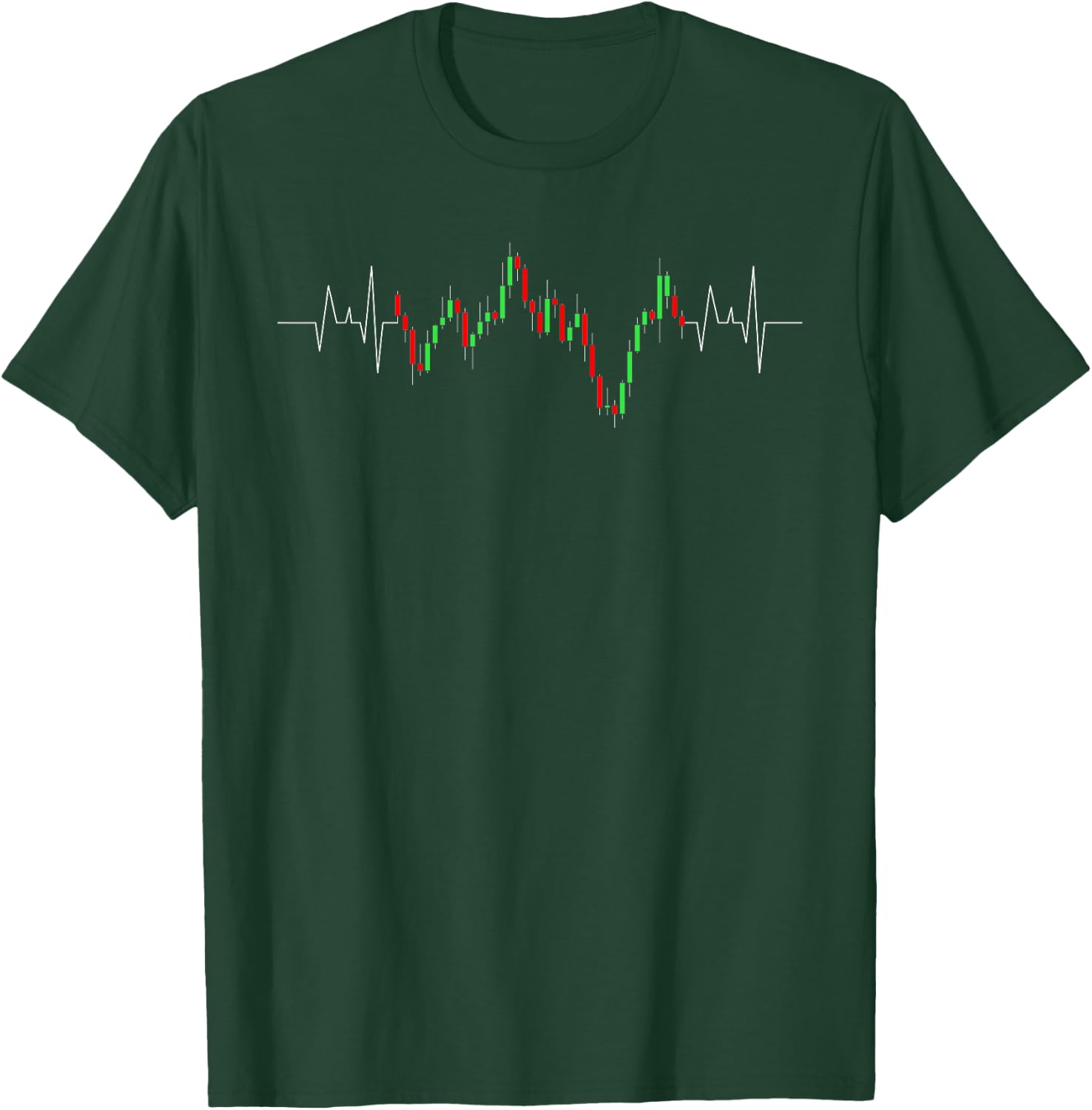 Cool Stock Trading Women Candlestick Stock Market T-Shirt - T-Shirt | Forest