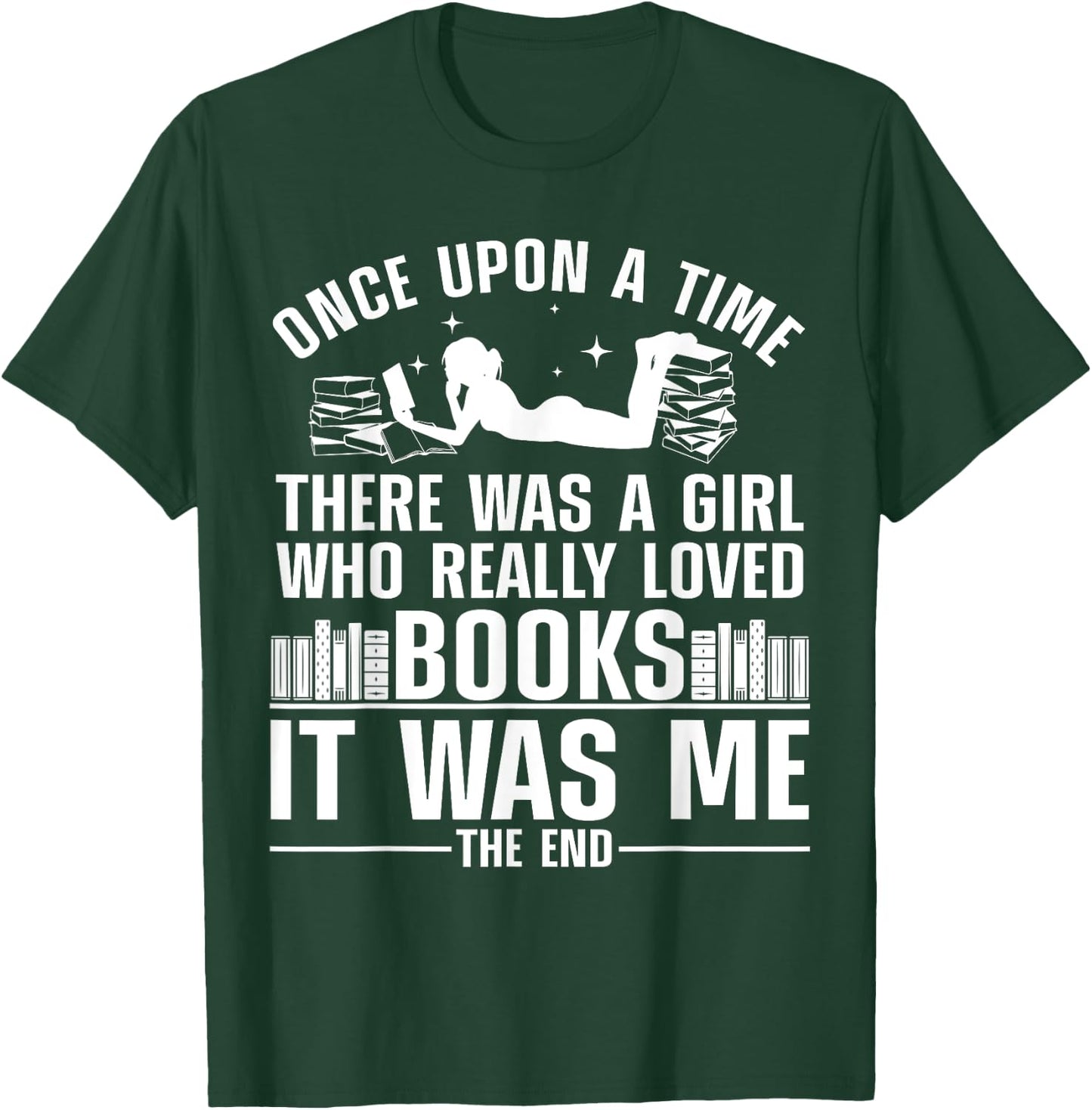 Cool Girl Who Love Book Girl Library Lover Reading T-Shirt - T-Shirt | Forest