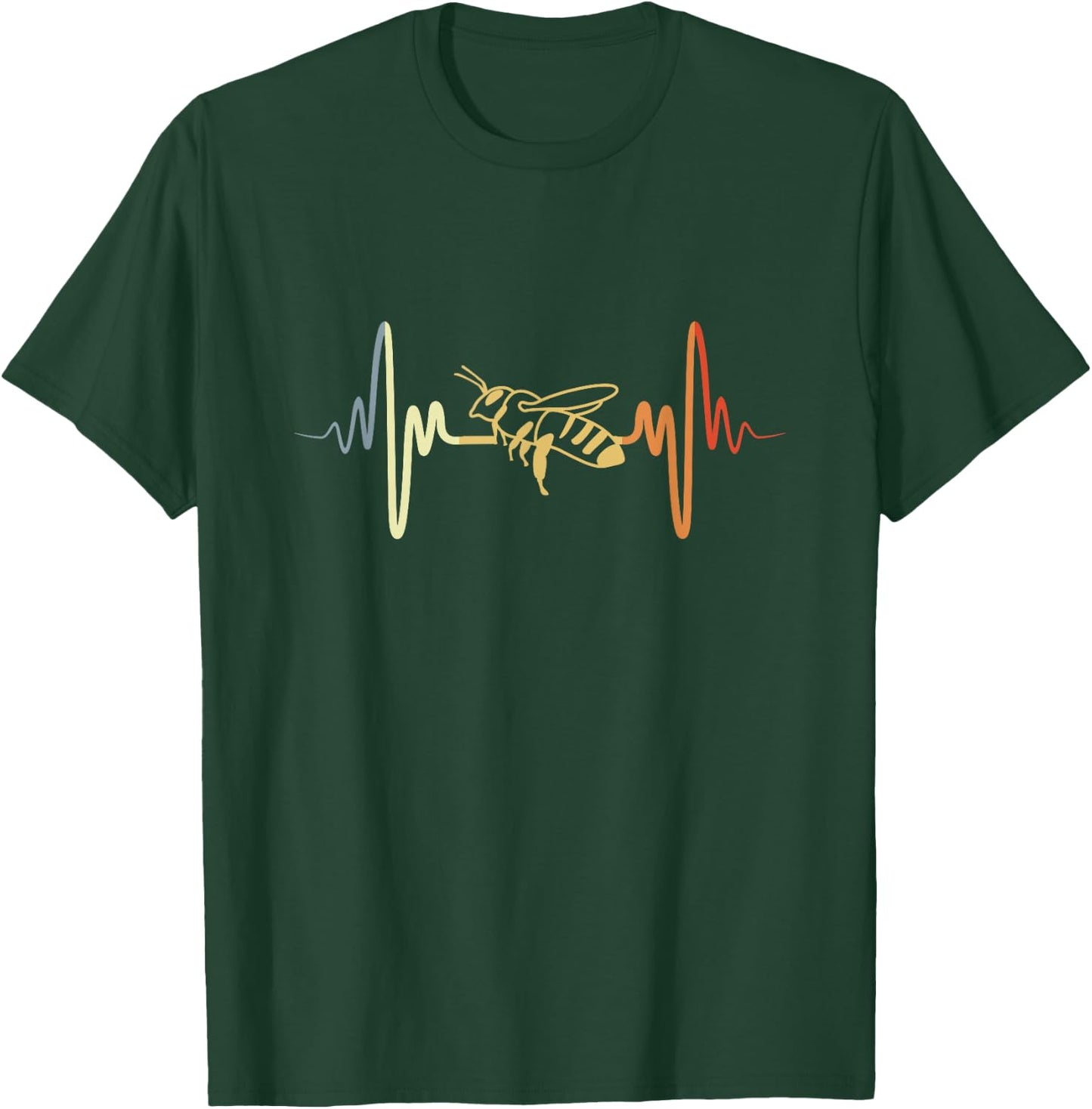 Vintage Bee Beekeeping Lover T-Shirt - T-Shirt | Forest
