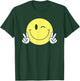 Winking Smile Face Peace Shirt Cute Happy Wink Smiling Face T-Shirt - T-Shirt | Forest