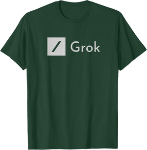 Grok AI - Artificial Intelligence for Software Programmers , Small, Black T-Shirt - T-Shirt | Forest