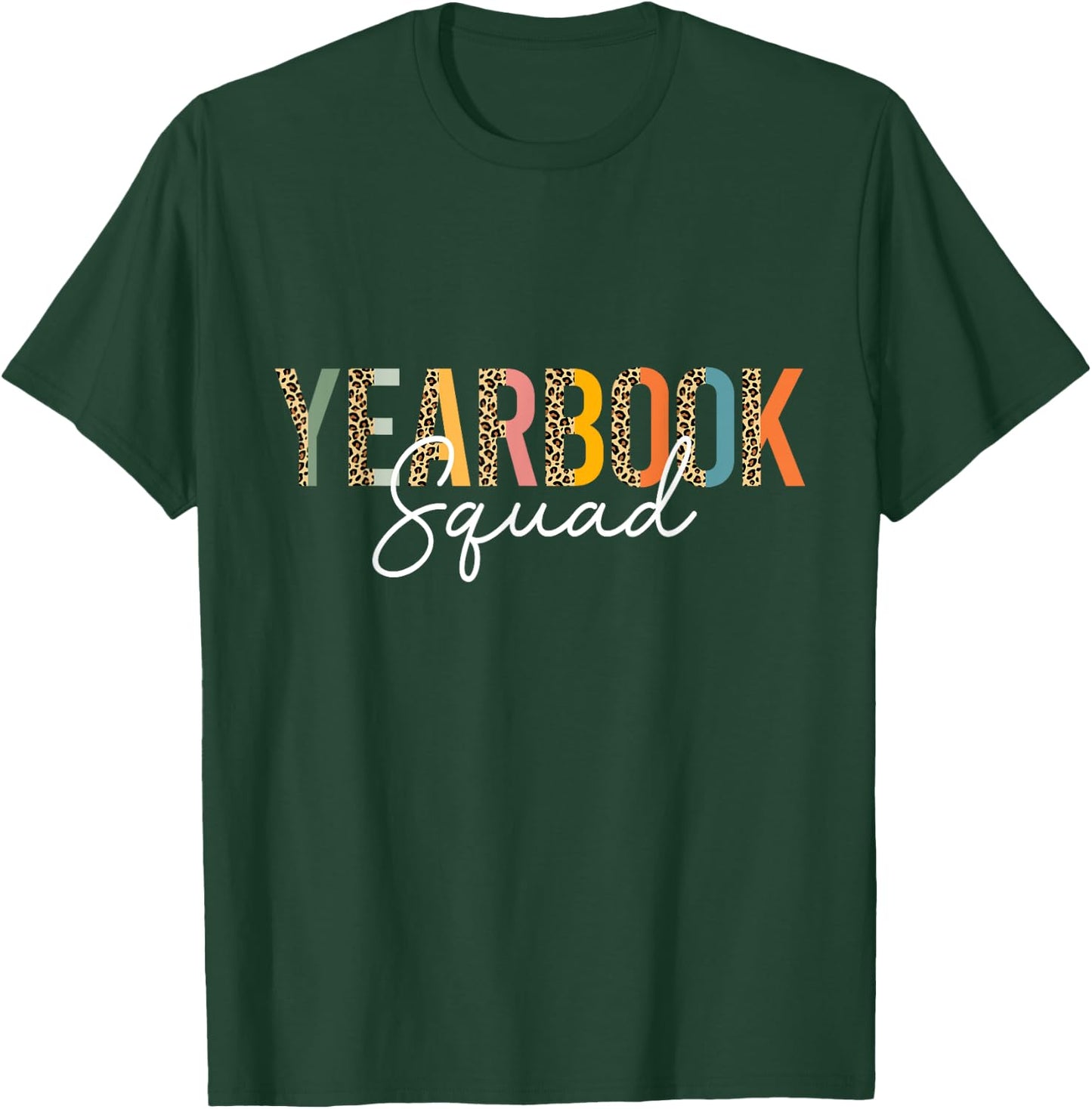 Yearbook Squad Literary Club Editor Team Wavy Funny T-Shirt - T-Shirt | Forest