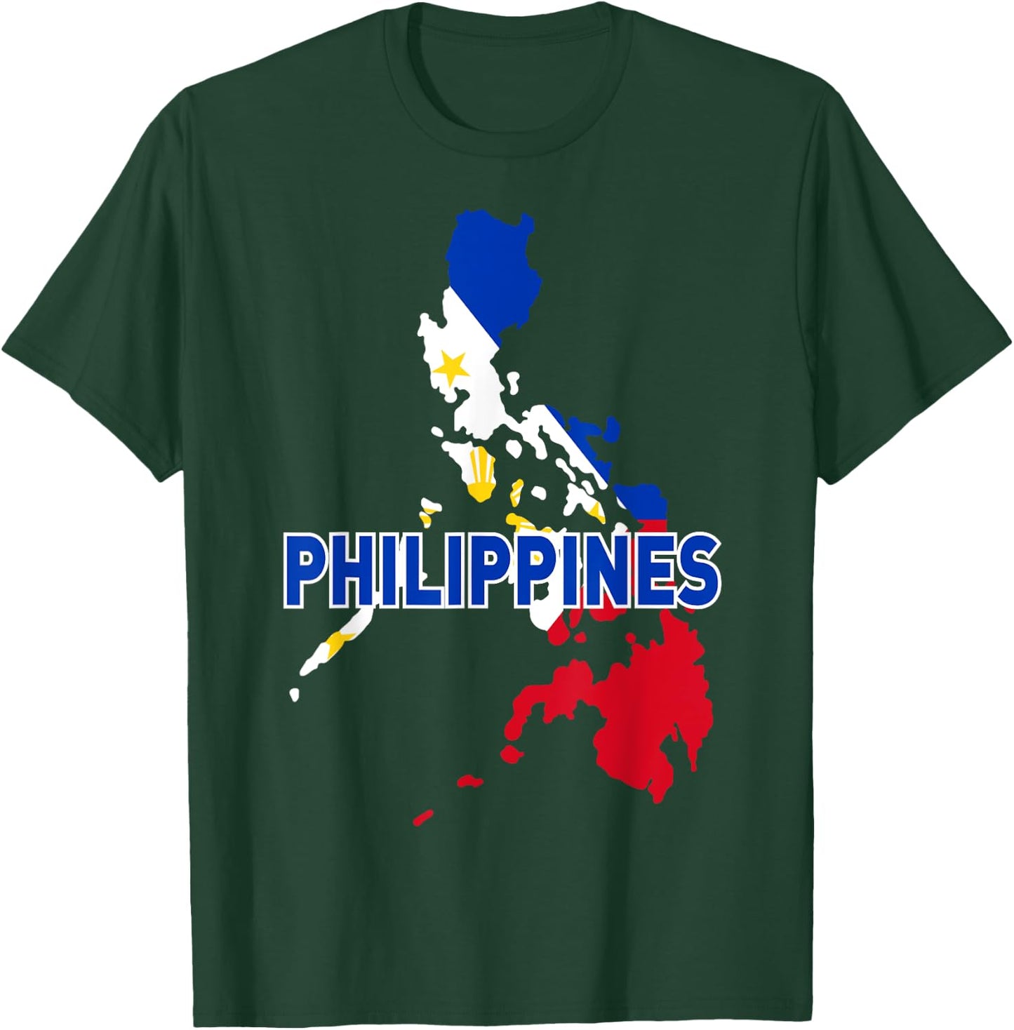 Proud Family and Patriotic Flag of Country Philippines T-Shirt - T-Shirt | Forest