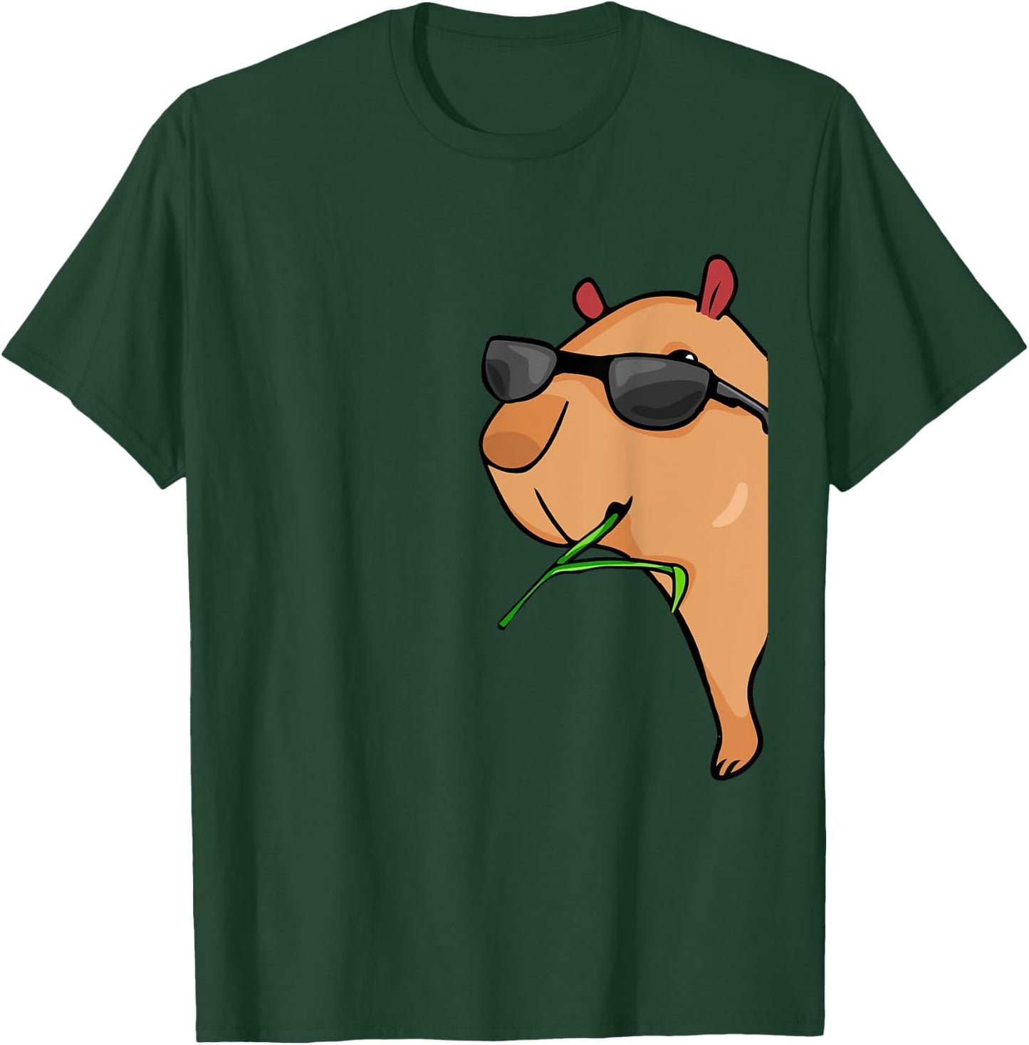 Capybara Lover Men Women Kids Capybara T-Shirt - T-Shirt | Forest