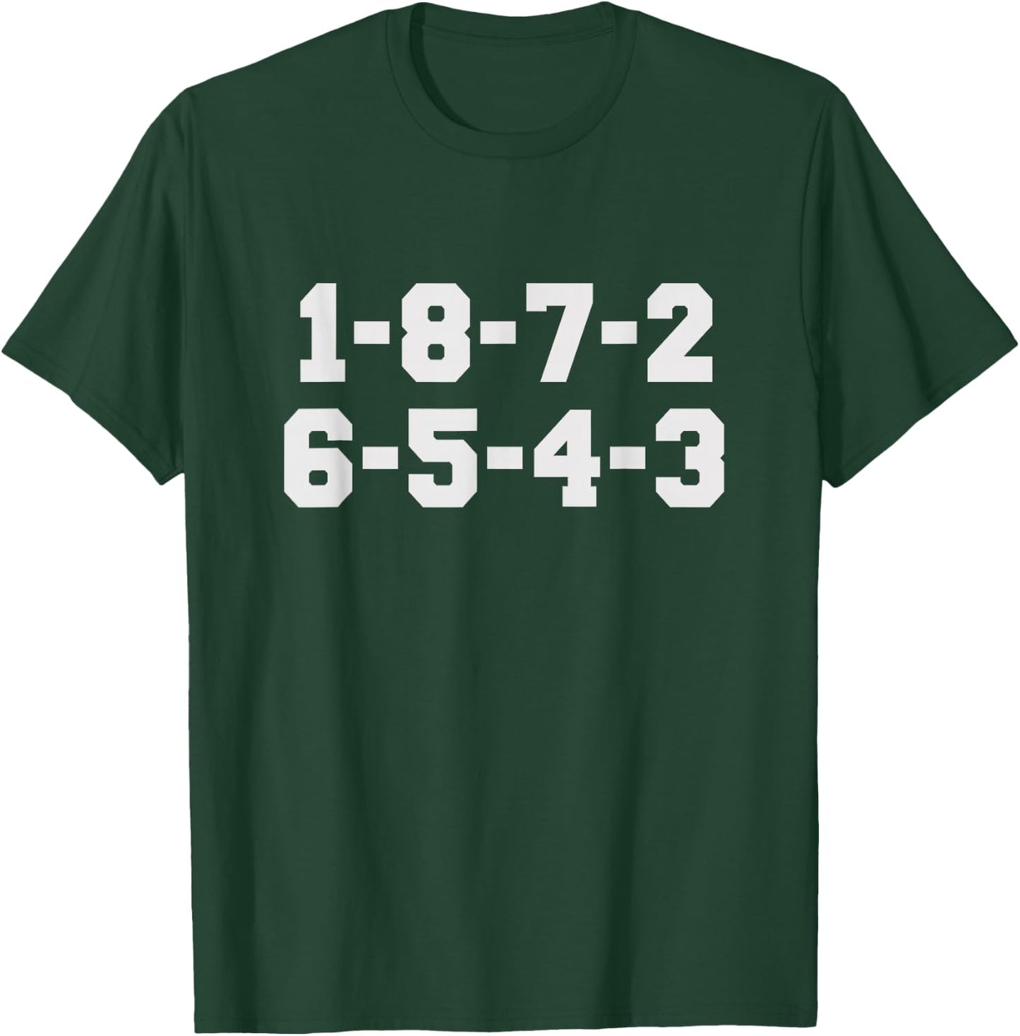 1-8-7-2-6-5-4-3 Firing Order 1-8-7-2-6-5-4-3 Black Men's Classic Fit Short Sleeve Small T-Shirt - T-Shirt | Forest