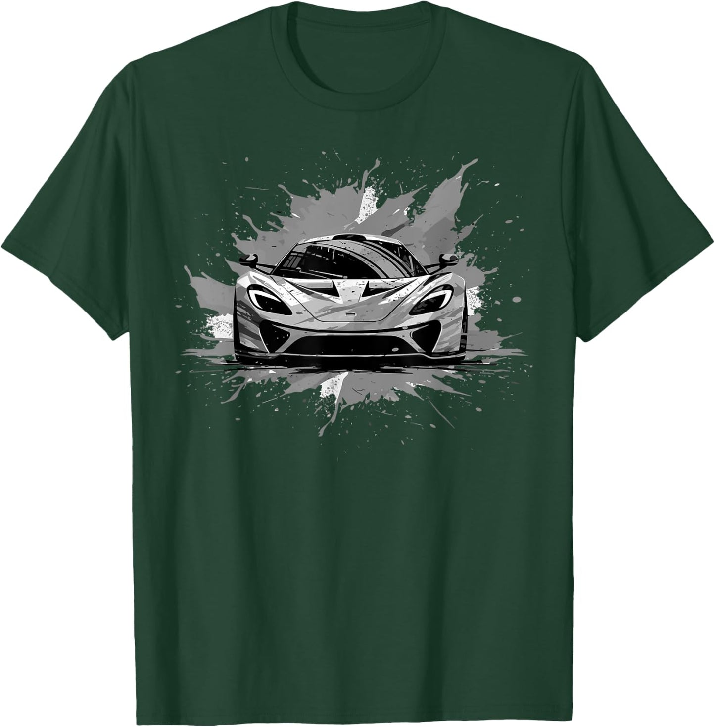Exotic Concept Sports Car Supercar Luxury Hypercar Graphic T-Shirt - T-Shirt | Forest