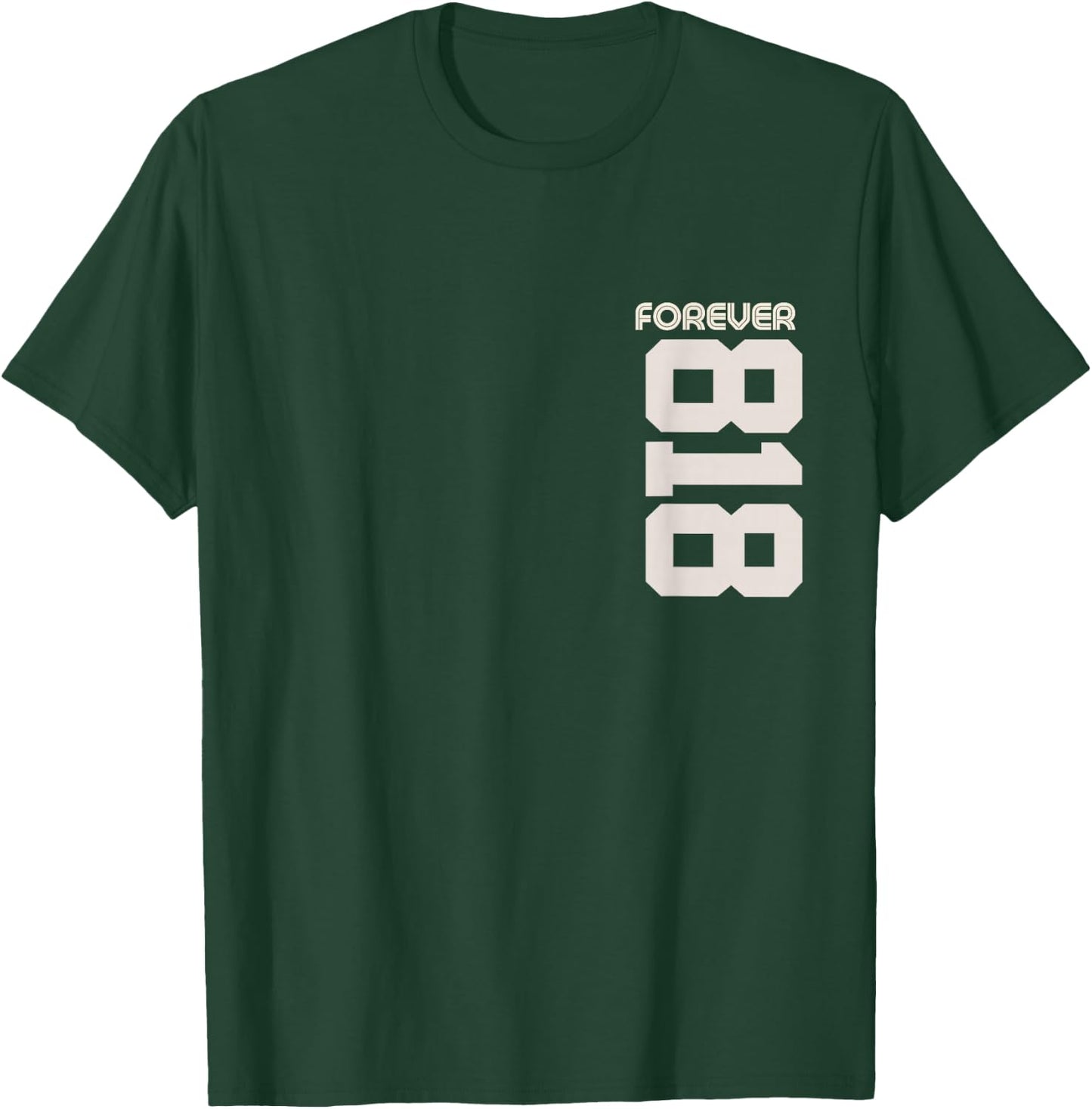 Vintage Forever 818 California Area Code 818 T-Shirt - T-Shirt | Forest