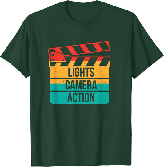 Movie Producer Video Production Filmmaker Film Director T-Shirt - T-Shirt | Forest