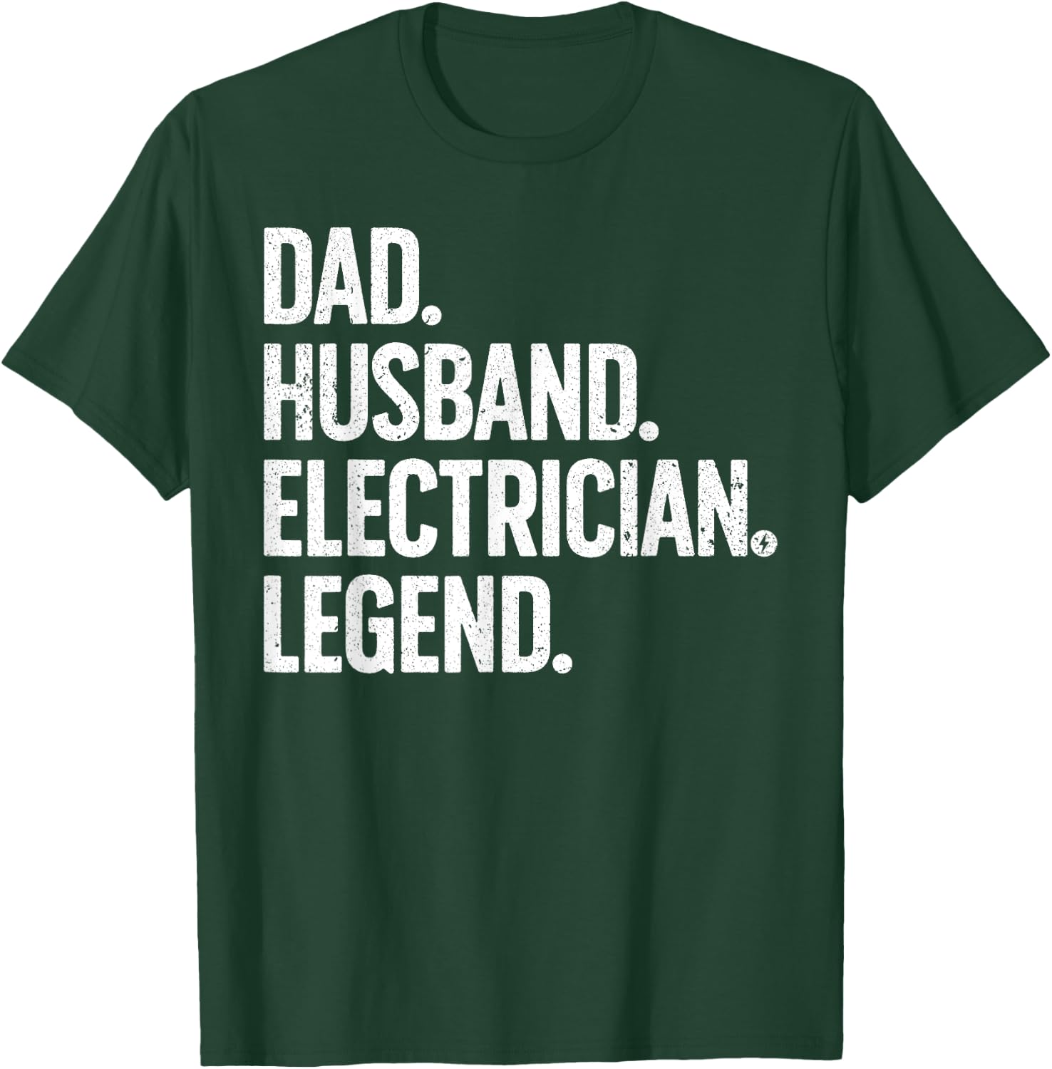 Funny Electrician Design For Husband Dad Electrical Engineer T-Shirt - T-Shirt | Forest