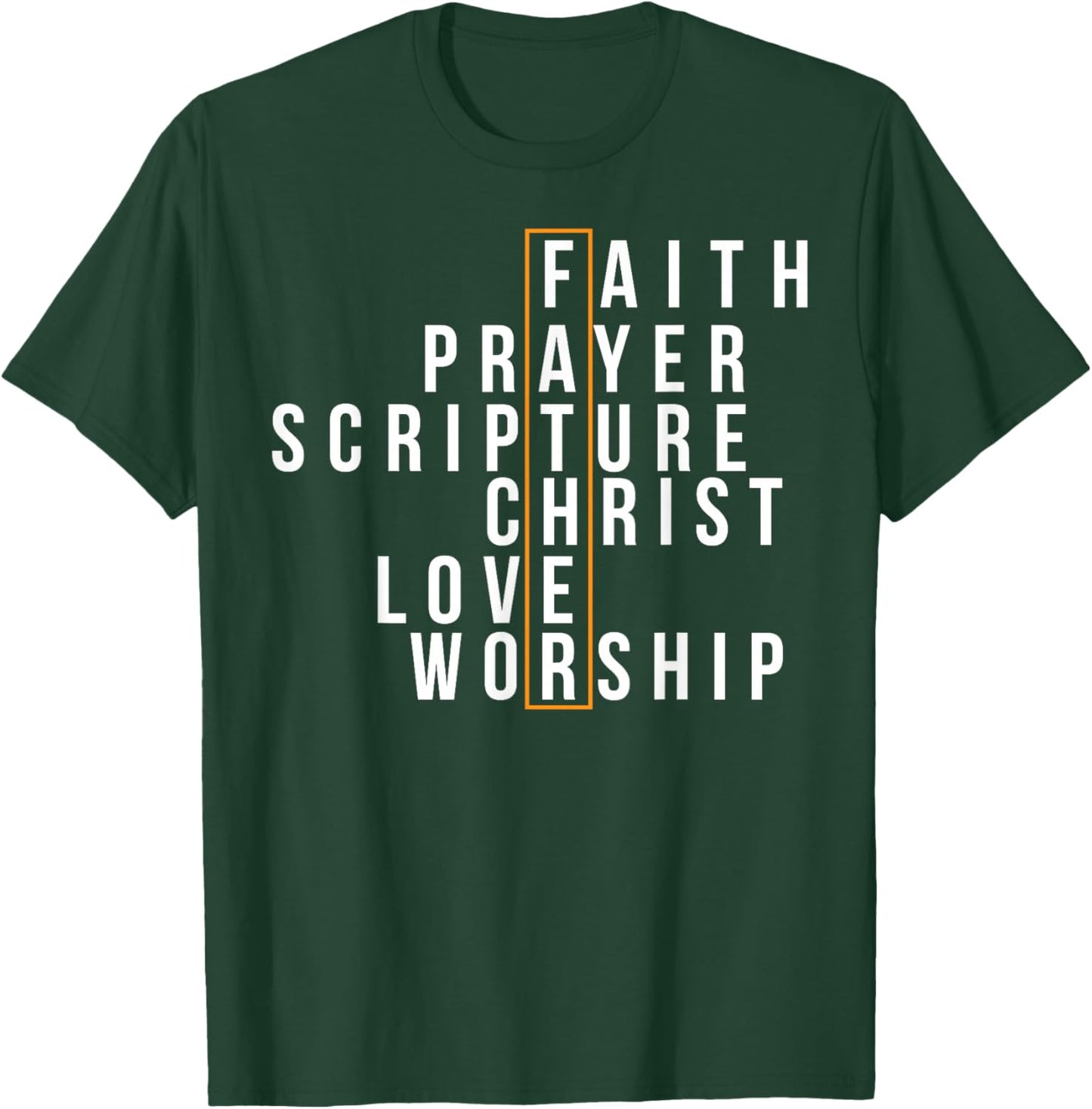Religious Dad Christian Believer Fatherhood Fathers Day T-Shirt - T-Shirt | Forest