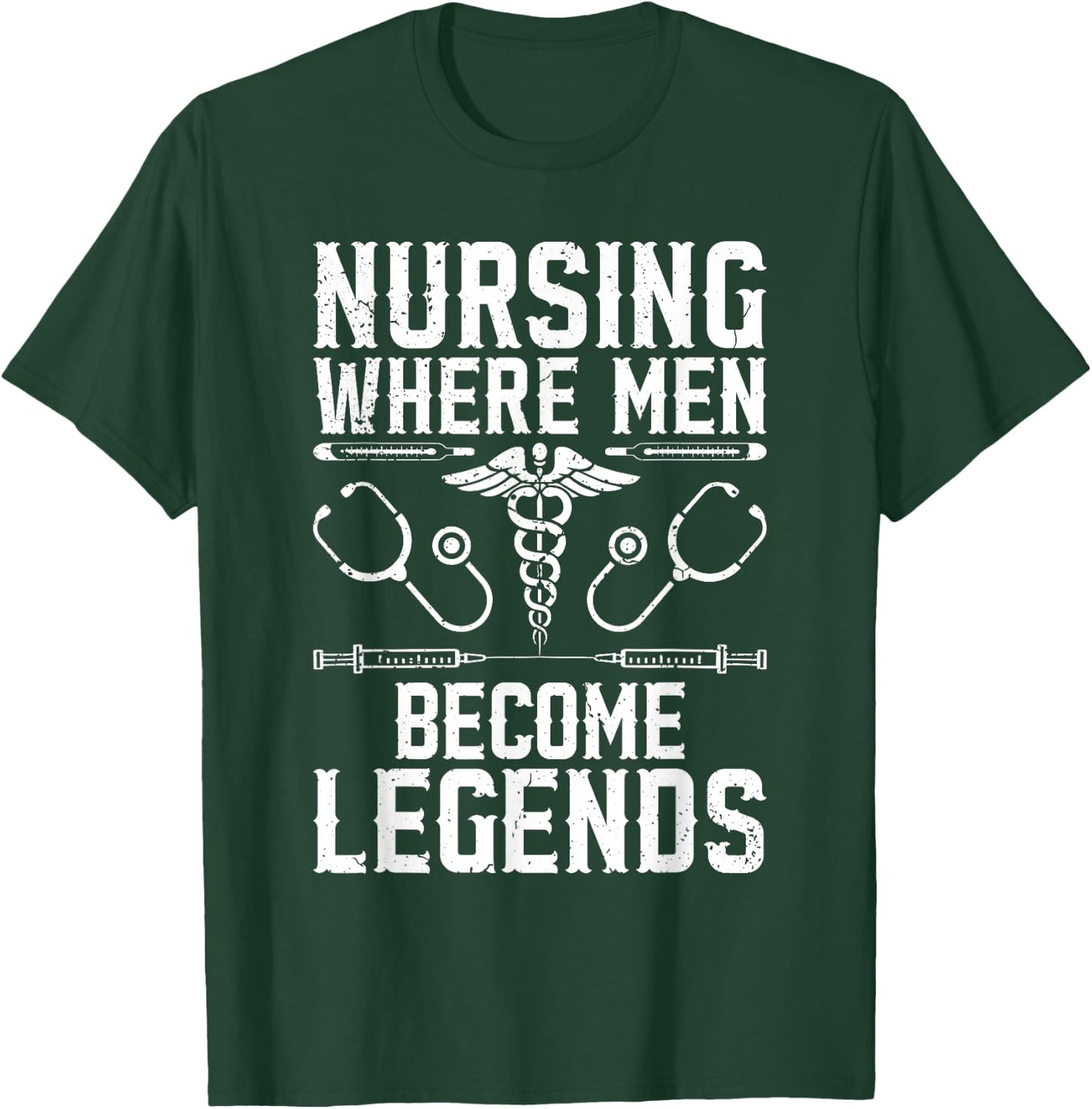 Murse Male Nurse Student Man Nurses Murse RN Graduation Week T-Shirt - T-Shirt | Forest