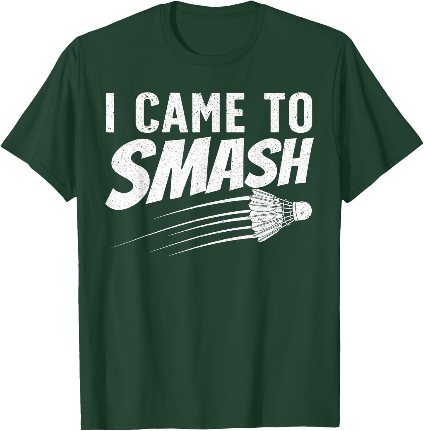 Funny Badminton Design Women Kids Badminton Players T-Shirt - T-Shirt | Forest