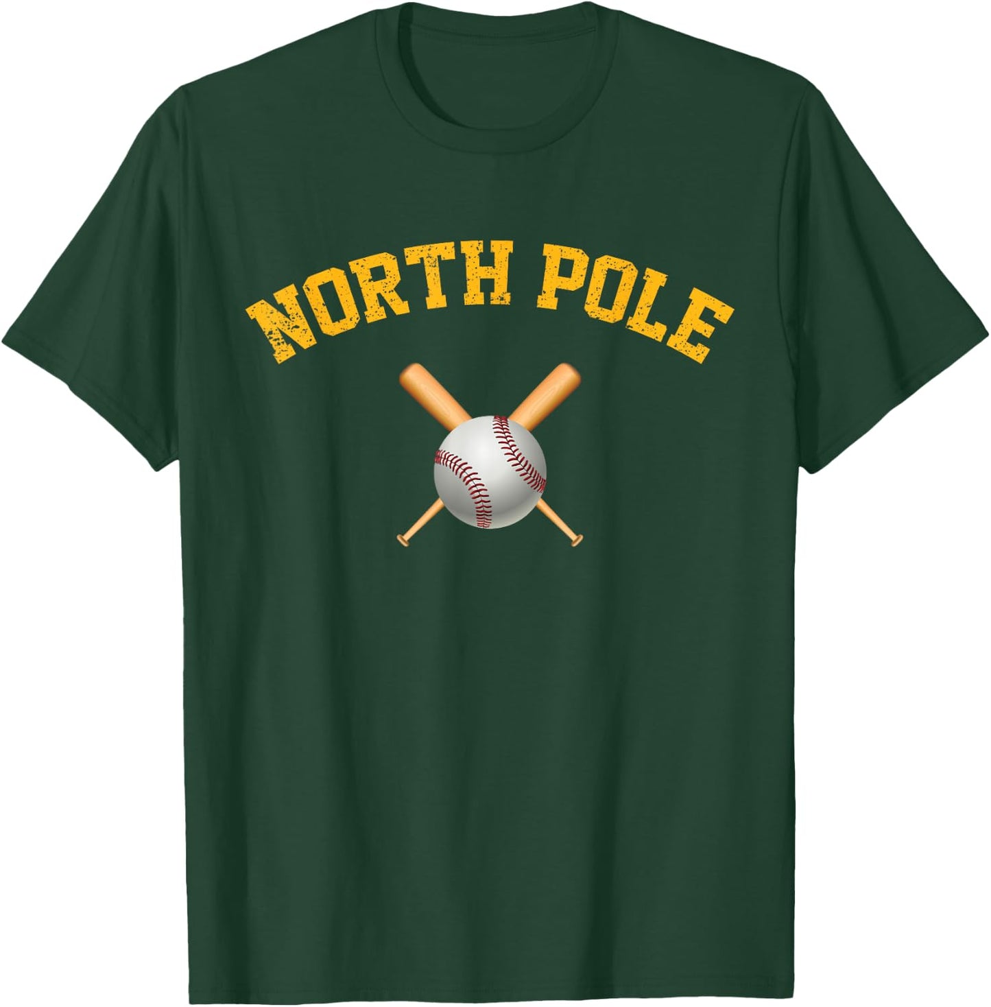 North Pole Baseball T-Shirt - T-Shirt | Forest