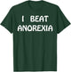 Funny I Beat Anorexia Shirt - Kids - Black - Animal - Short Sleeve - - Regular Fit - Small T-Shirt - T-Shirt | Forest