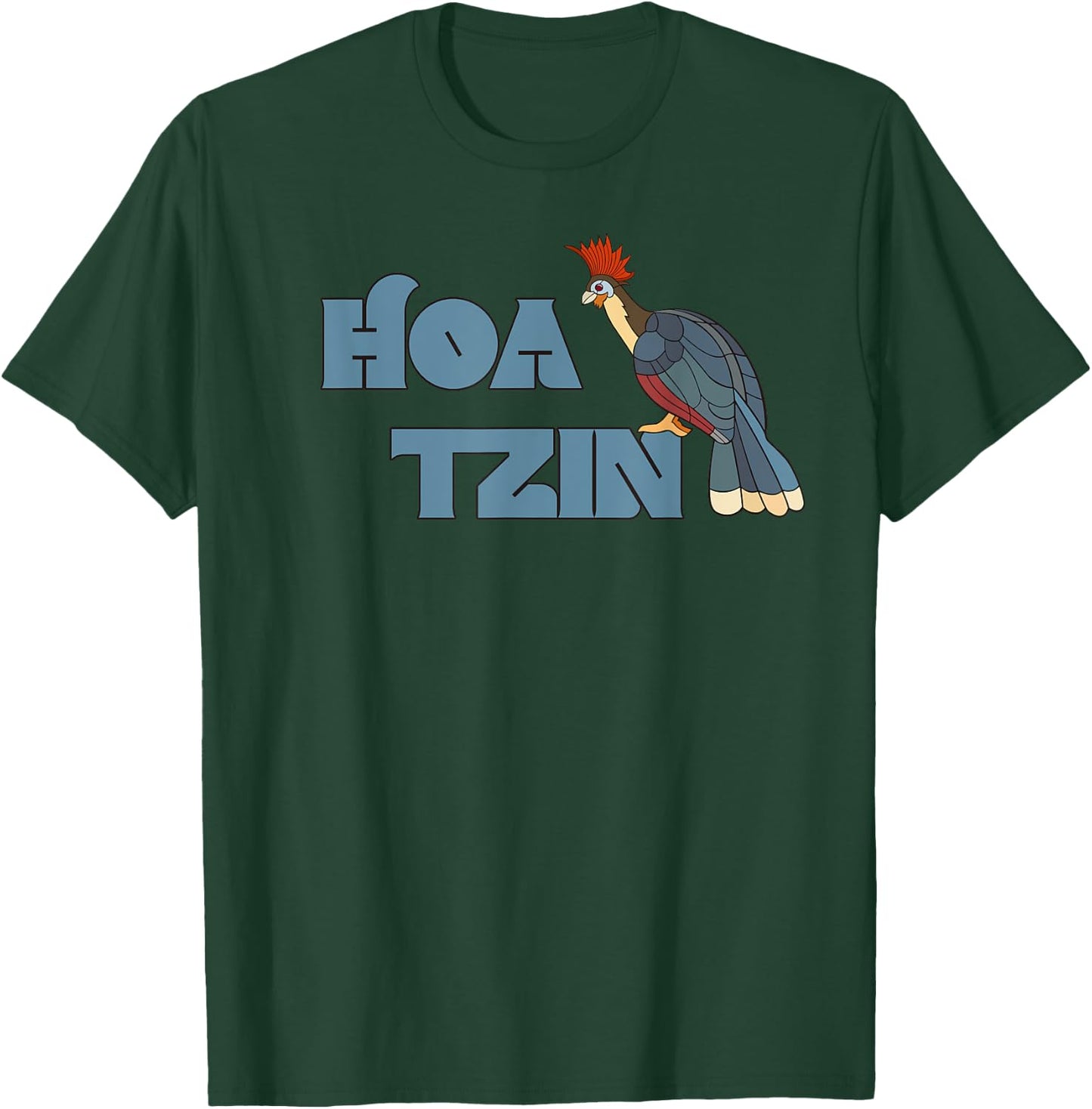 Hoatzin Bird Hoactzin Opisthocomus hoazin T-Shirt - T-Shirt | Forest