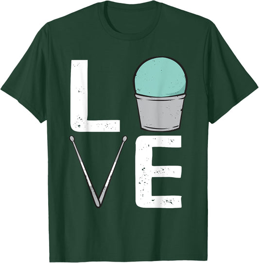 Cardio Drumming Love Gym Fitness Class Workout T-Shirt - T-Shirt | Forest