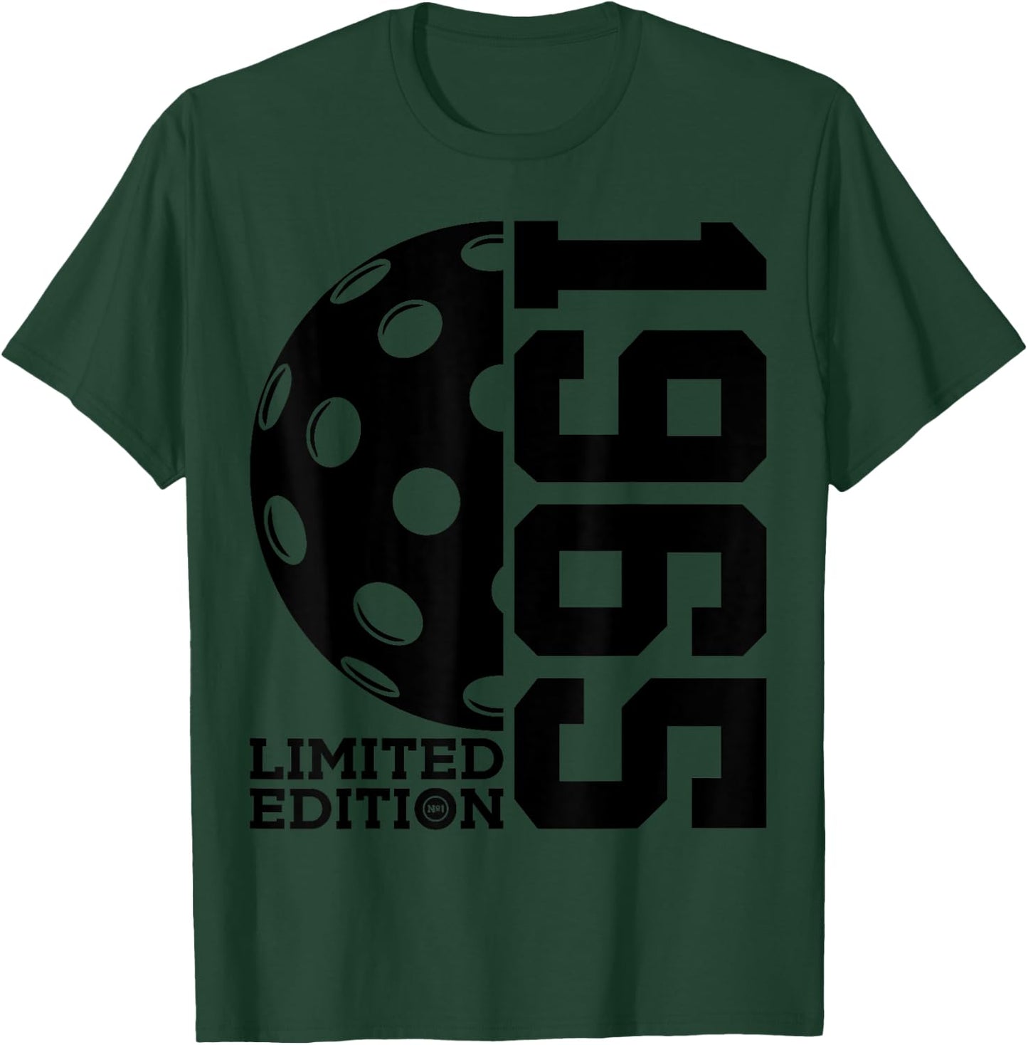 60th BIRTHDAY PICKLEBALL LIMITED EDITION 1965 T-Shirt - T-Shirt | Forest