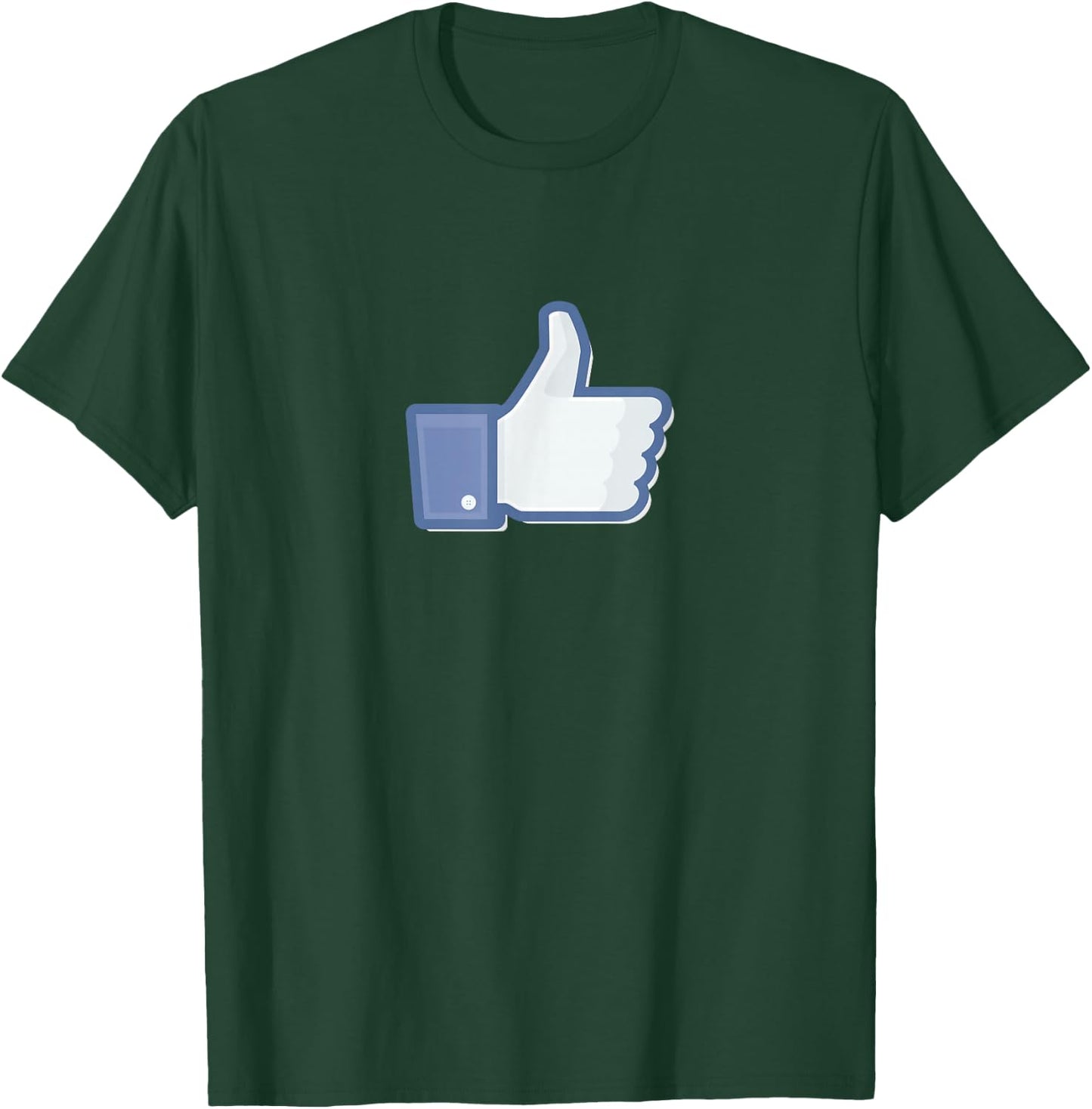 Thumbs Up Like Face Book Icon T-Shirt - T-Shirt | Forest