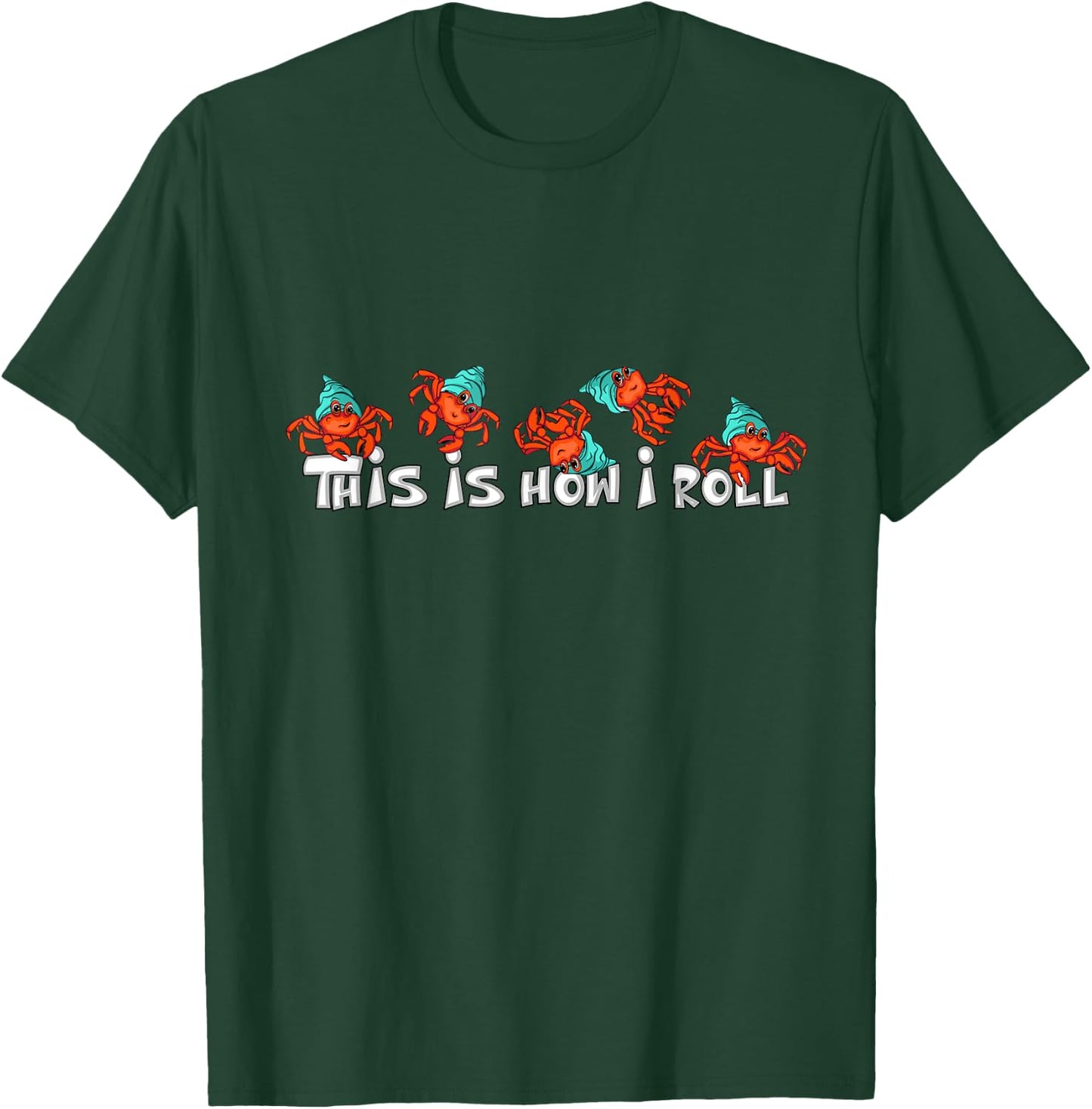 Hermit Crab Lover Kids Pet Funny Hermit Crab T-Shirt - T-Shirt | Forest