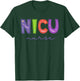 Groovy NICU Nurse ICU Neonatal Team Tiny Humans For T-Shirt - T-Shirt | Forest