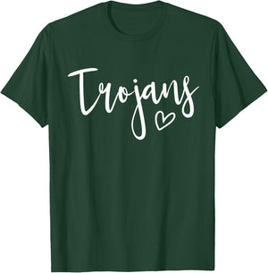 Trojans High School Trojans Sports Team Women's Trojans T-Shirt - T-Shirt | Forest