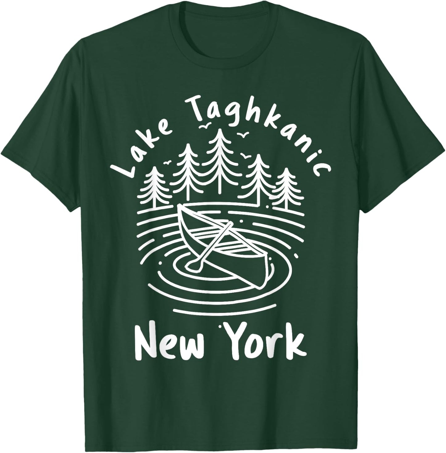 Lake Taghkanic in New York State T-Shirt - T-Shirt | Forest