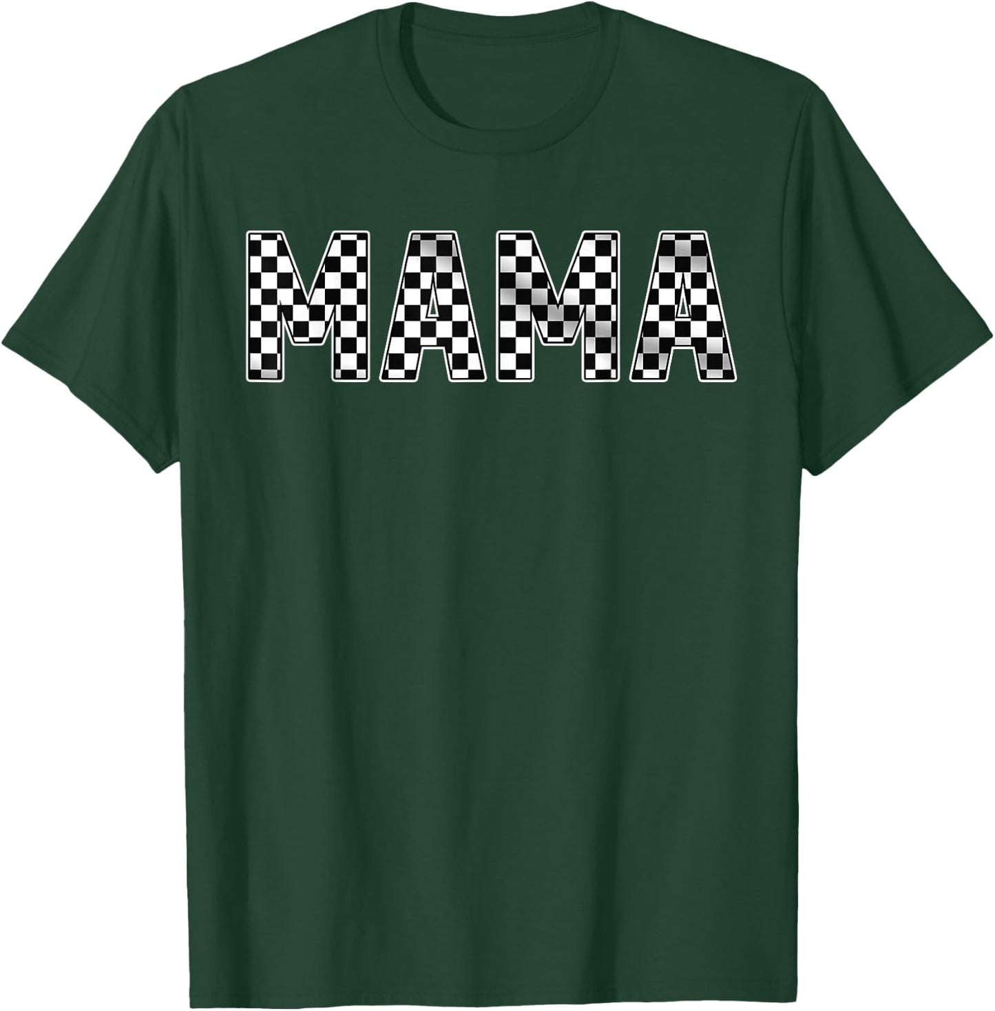 Pit Crew Mama Racing Car Family Matching Birthday Party T-Shirt - T-Shirt | Forest